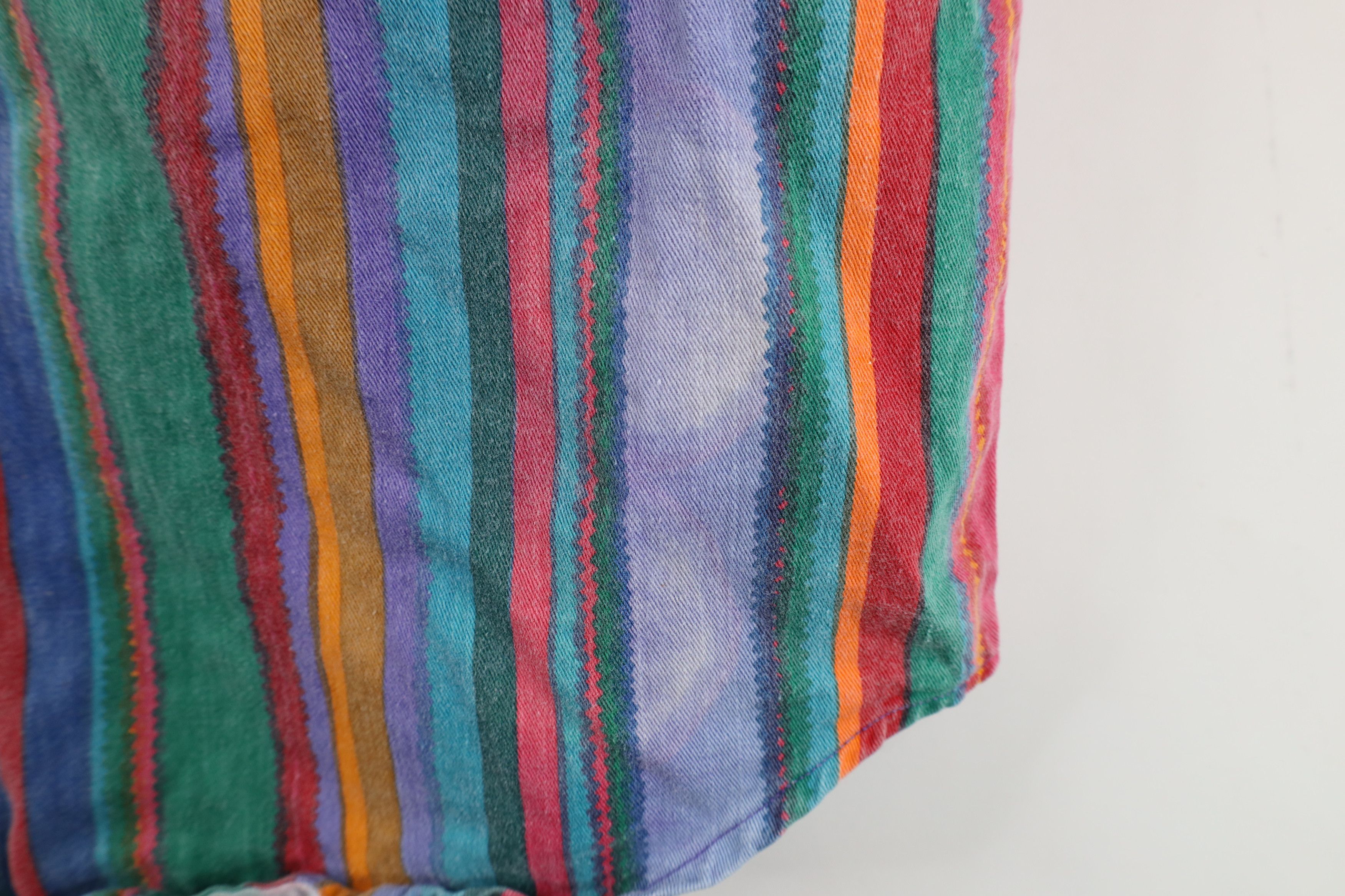 Vintage Vintage 90s Streetwear Striped Sleeveless Button Shirt Size S / US 4 / IT 40 - 4 Thumbnail