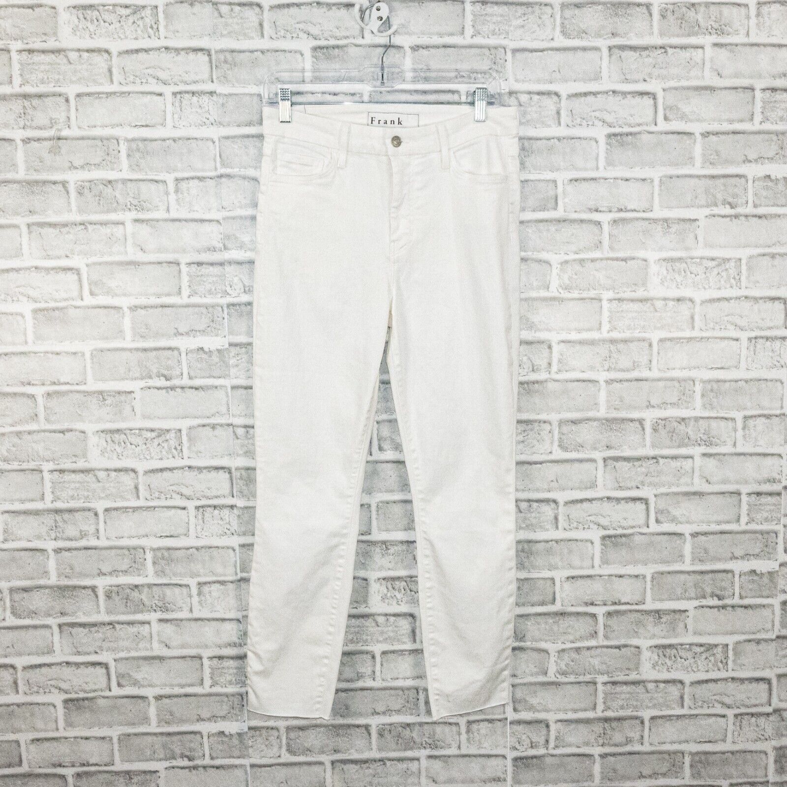 Frank & Eileen Frank & Eileen SLIGO White Italian Performance Denim Jeans Size 29" - 12 Thumbnail