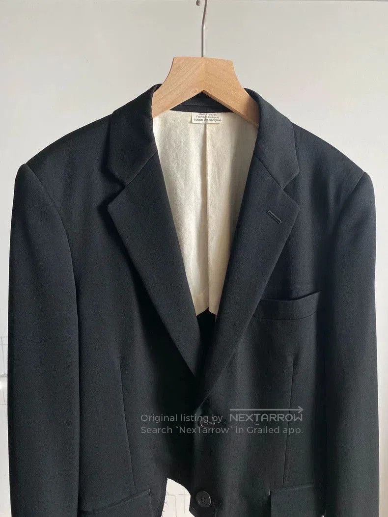 Comme des Garcons COMME des GARCONS Asymmetric Wool Blazer. Size US XS / EU 42 / 0 - 3 Thumbnail