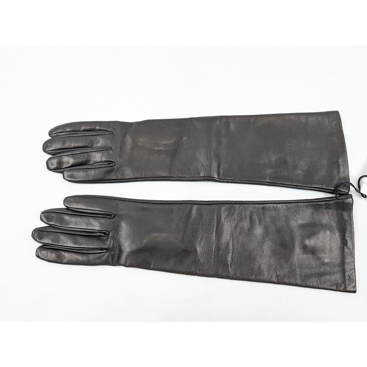 Bottega Veneta o1rshd1 Size: 7.5 / Gloves Midi Nappa Soft Leather in Black Size ONE SIZE - 6 Thumbnail