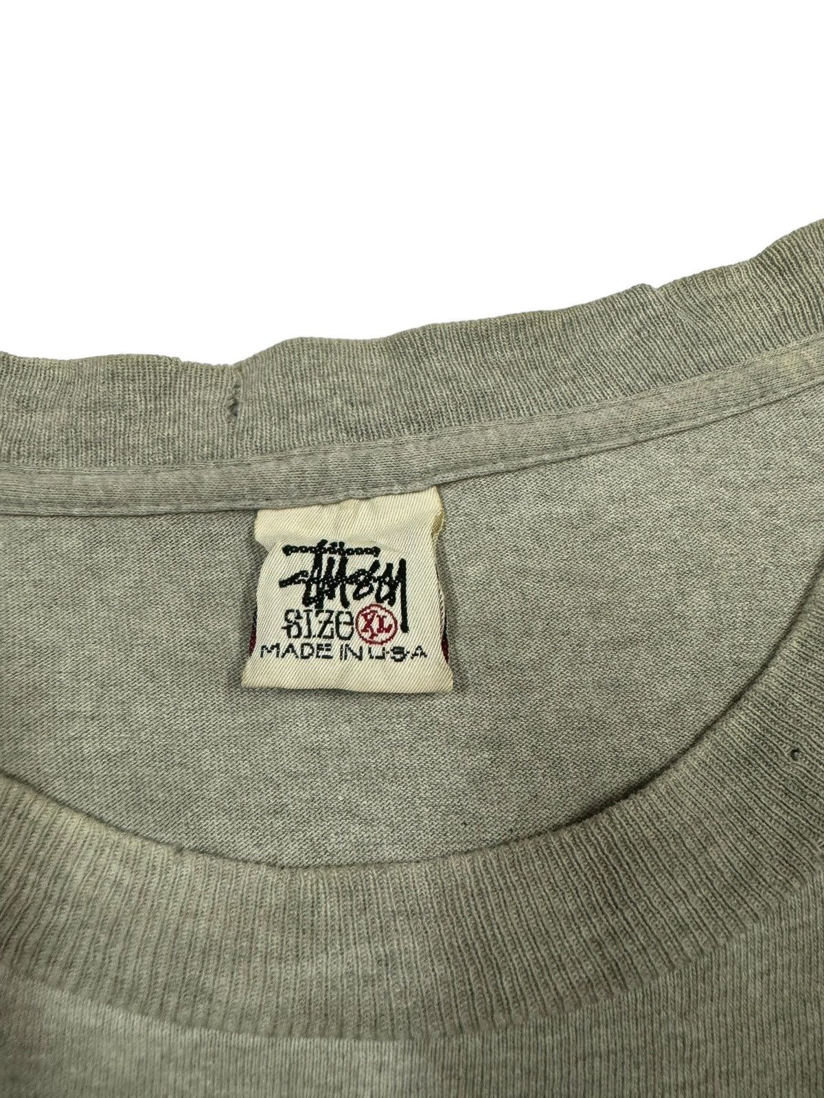 Stussy Vtg🔥90’s Stussy Oval Centre Single Longsleeve Tee Size US XL / EU 56 / 4 - 13 Thumbnail