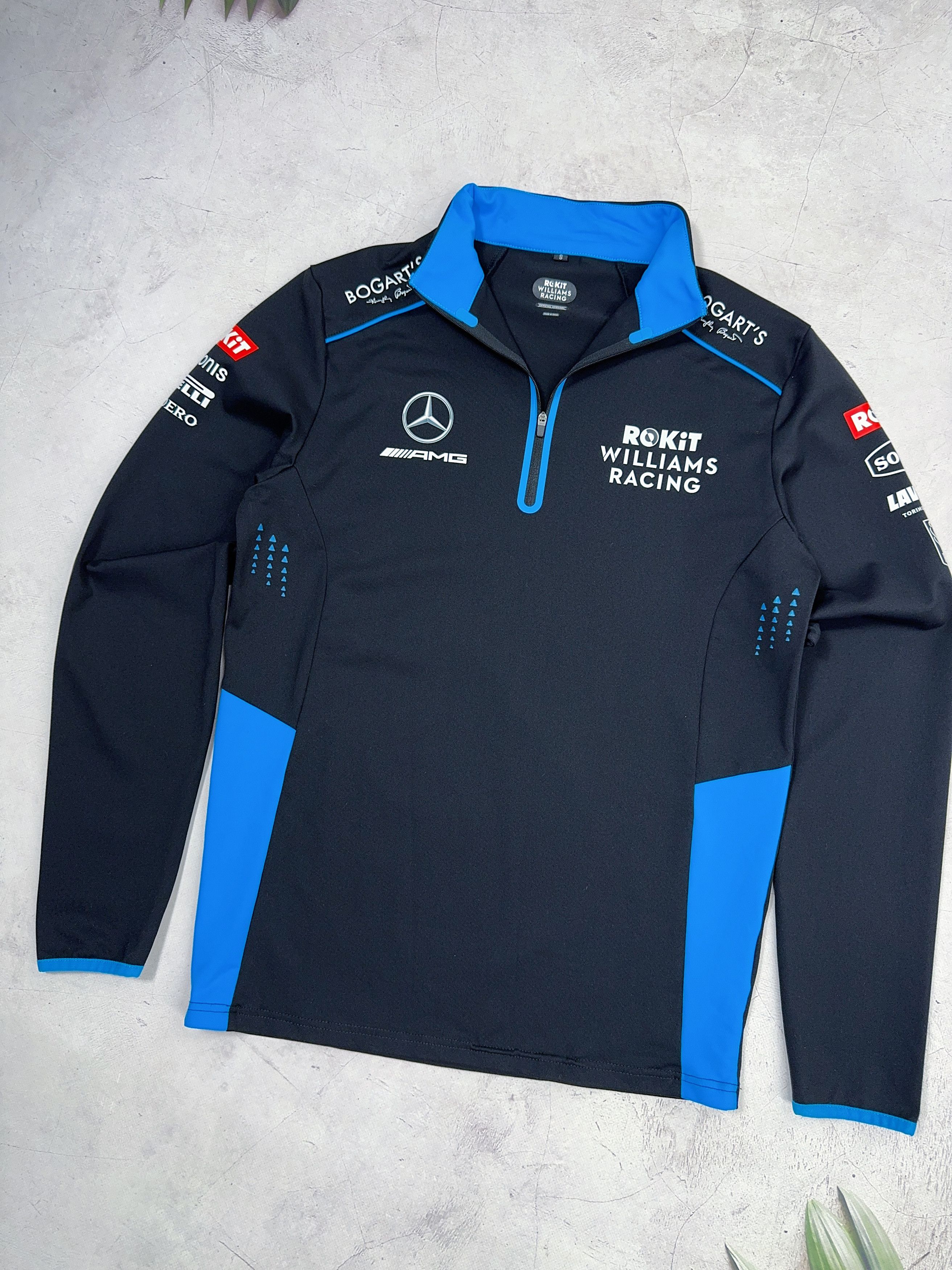 Formula 1 Williams Racing Rokit 1/4 zip Sweatshirt F1 2020 Size US S / EU 44-46 / 1 - 2 Thumbnail