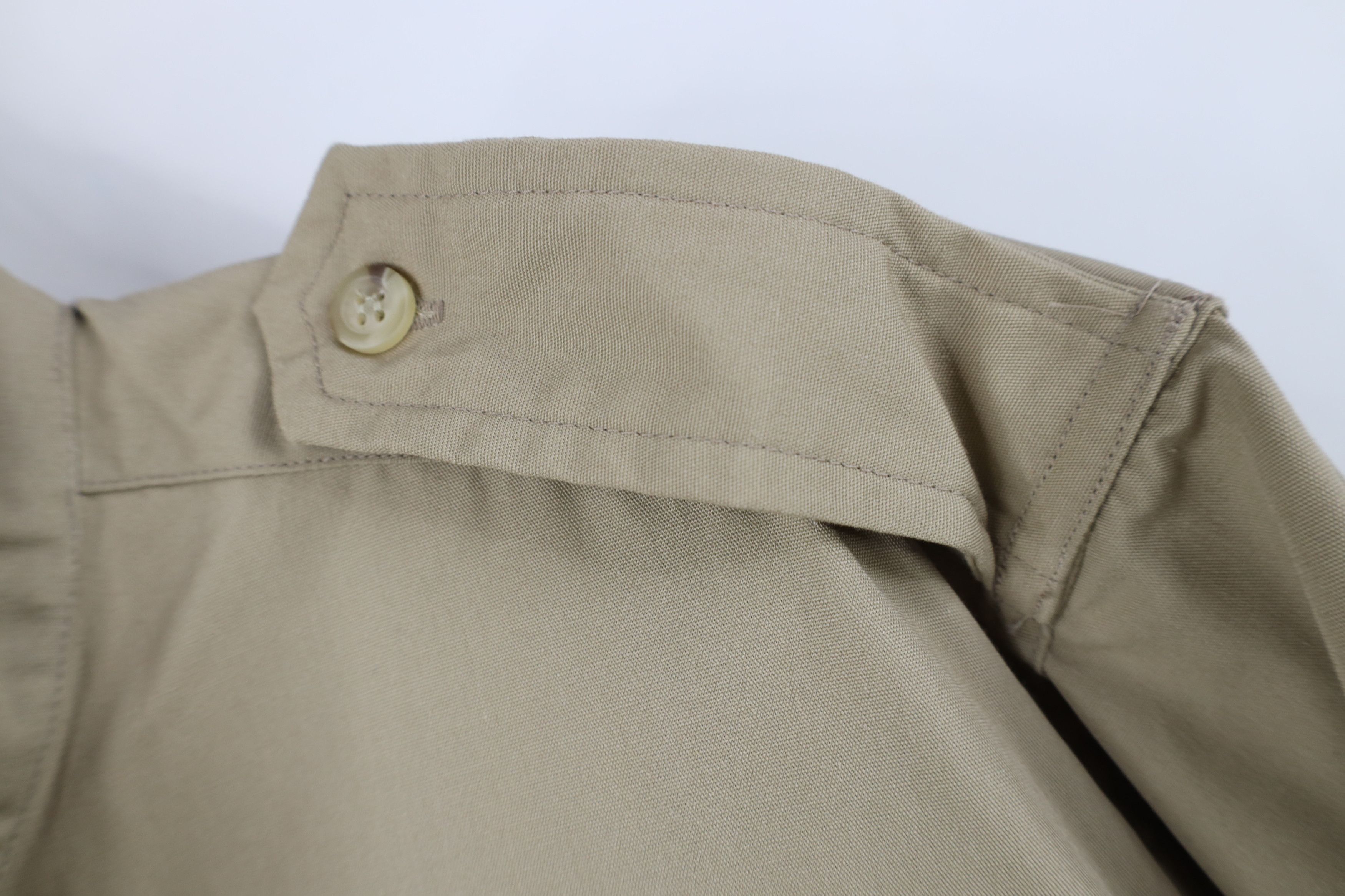 Vintage Vintage 70s Streetwear Band Collar Safari Bush Button Shirt Size US XXL / EU 58 / 5 - 7 Thumbnail