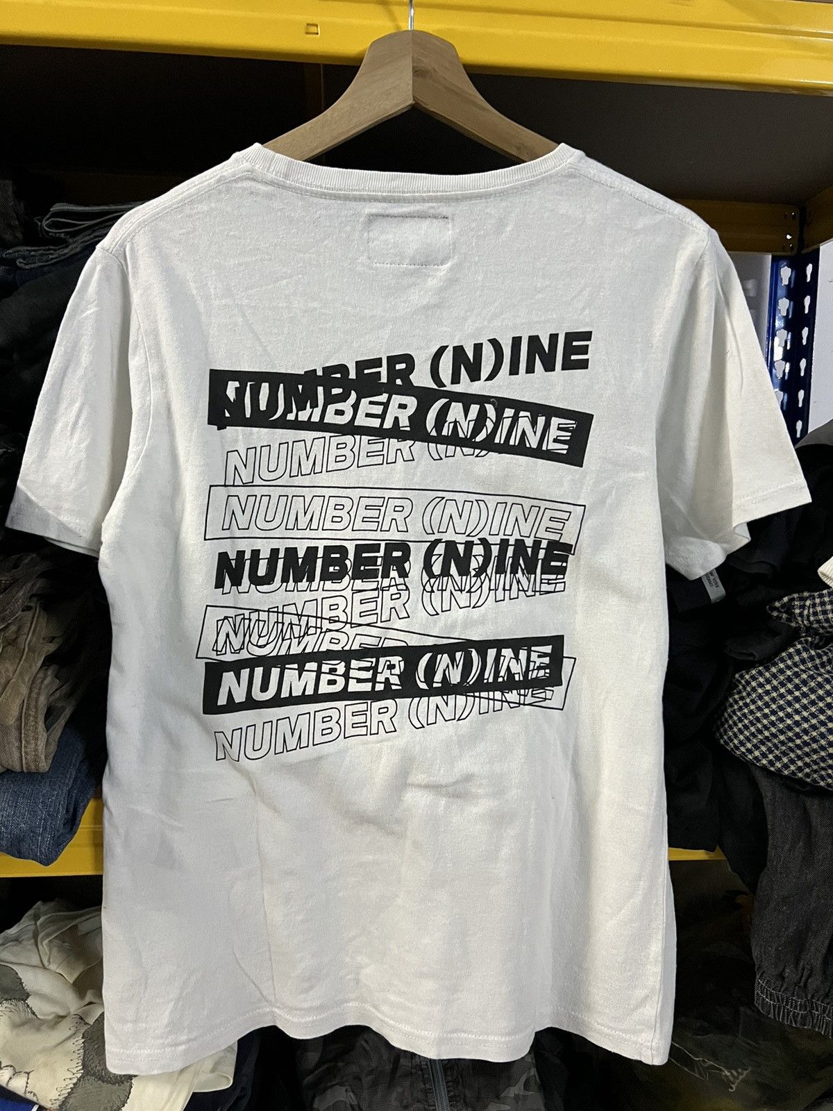 Number (N)ine 💥CRAZY💥NUMBER NINE SPELLOUT TSHIRT VERY RARE DESIGN | Grailed