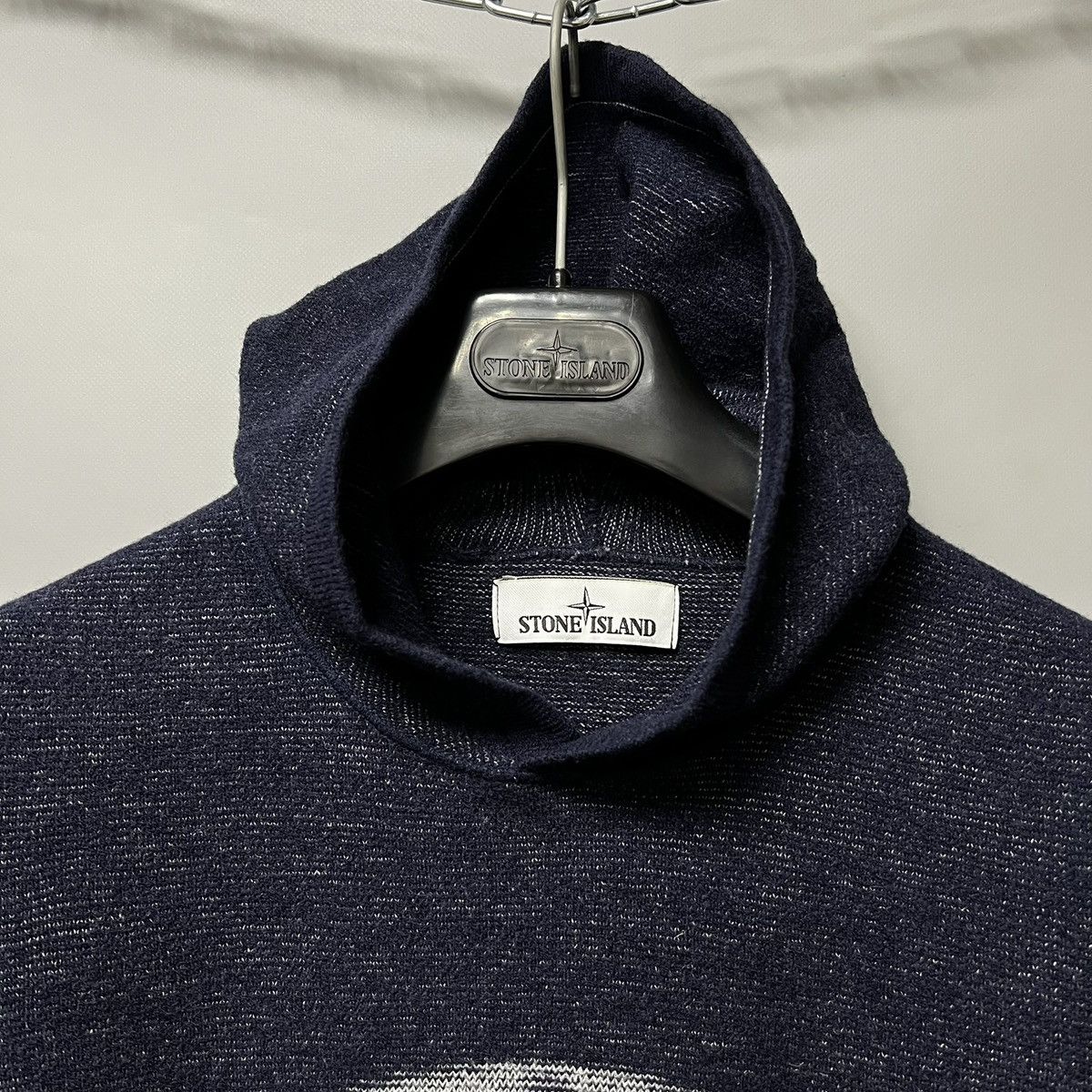 Stone Island Stone Island Sweater Hoodie Lana Wool Big Logo Size US S / EU 44-46 / 1 - 2 Thumbnail
