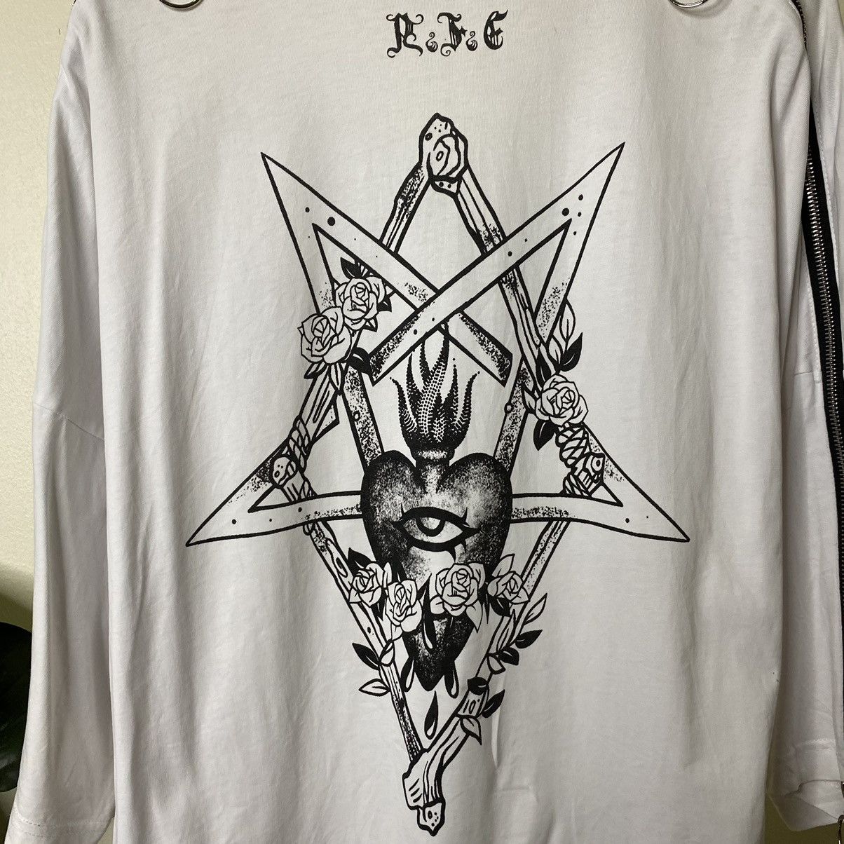 Affliction × If Six Was Nine × Japanese Brand Reflem Big Satanic Logo Affliction Style LS T Shirt Size US XL / EU 56 / 4 - 2 Thumbnail
