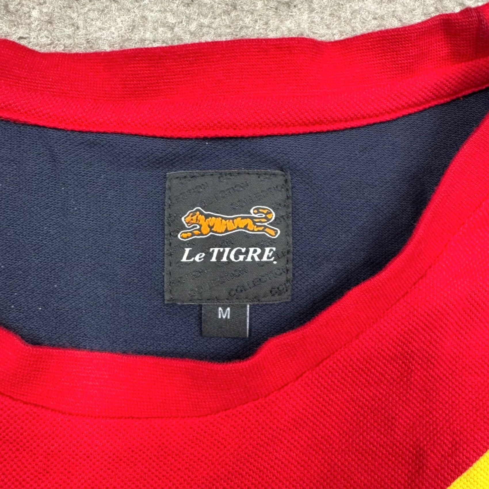 Spell Le Tigre Mens T Shirt Colorblock Logo Short Sleeve Blue M Shirt Mens Colorful 2020s Size US M / EU 48-50 / 2 - 3 Thumbnail