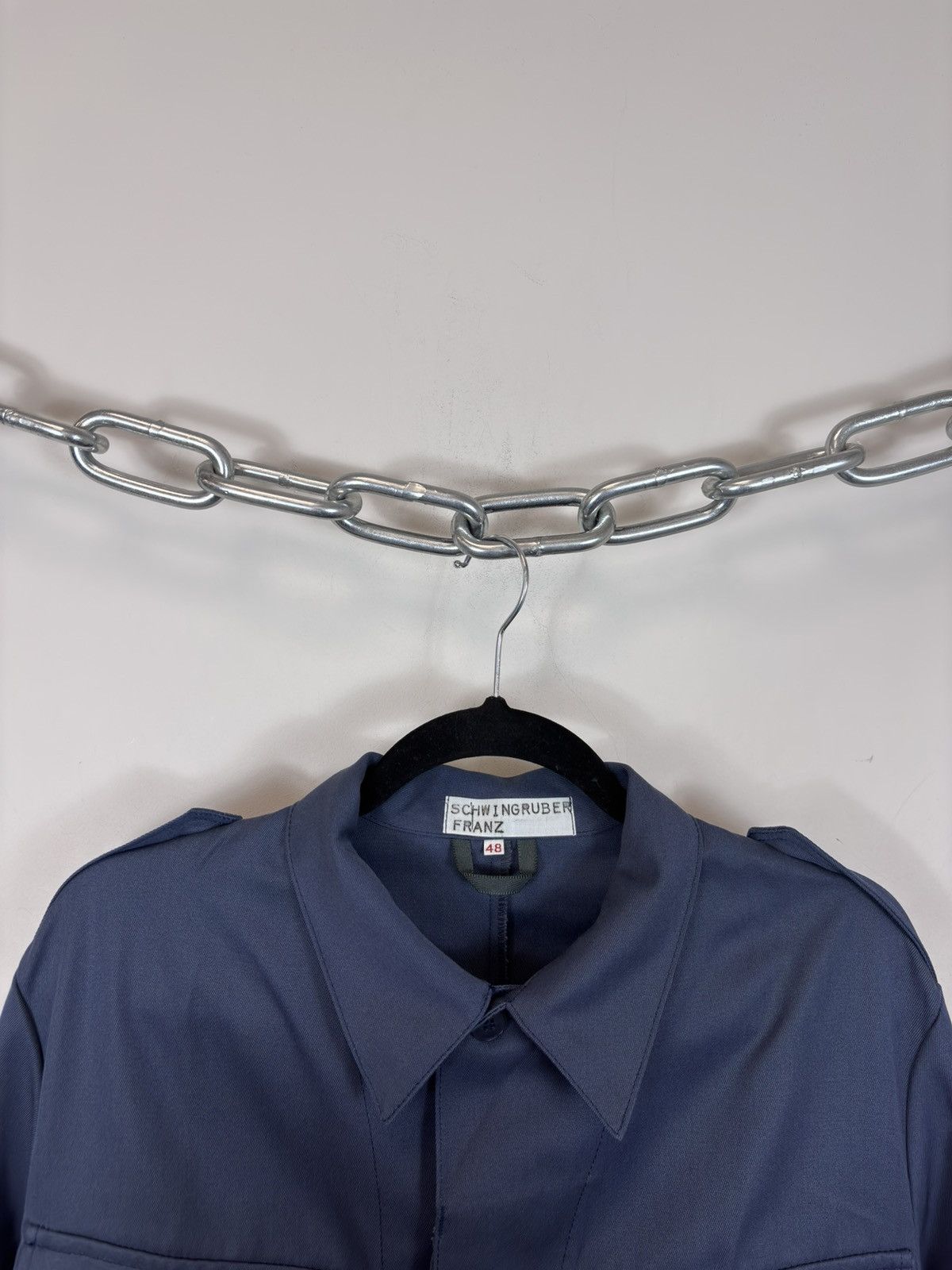 Other Vintage German Workwear Blue Utility Jacket Chore Coat Size US M / EU 48-50 / 2 - 3 Thumbnail