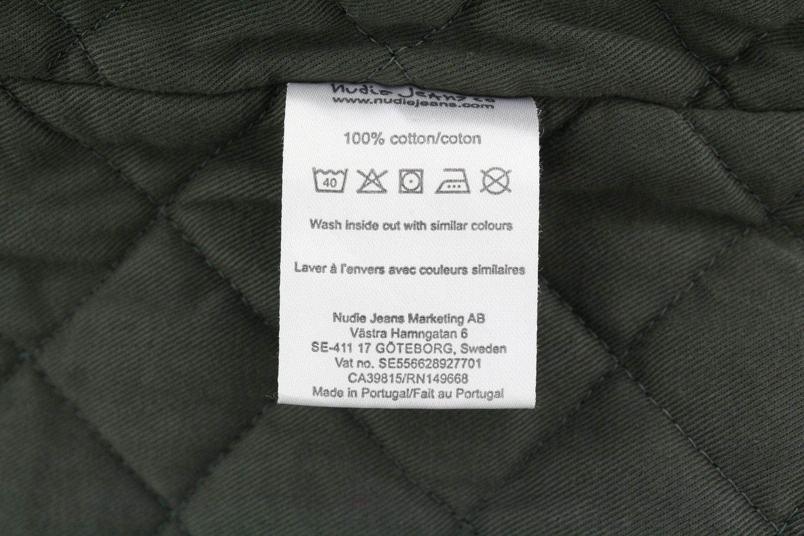 Nudie Jeans M Grey Full Zip Patch Pockets Lined Lightweight 86392 Size US M / EU 48-50 / 2 - 9 Thumbnail