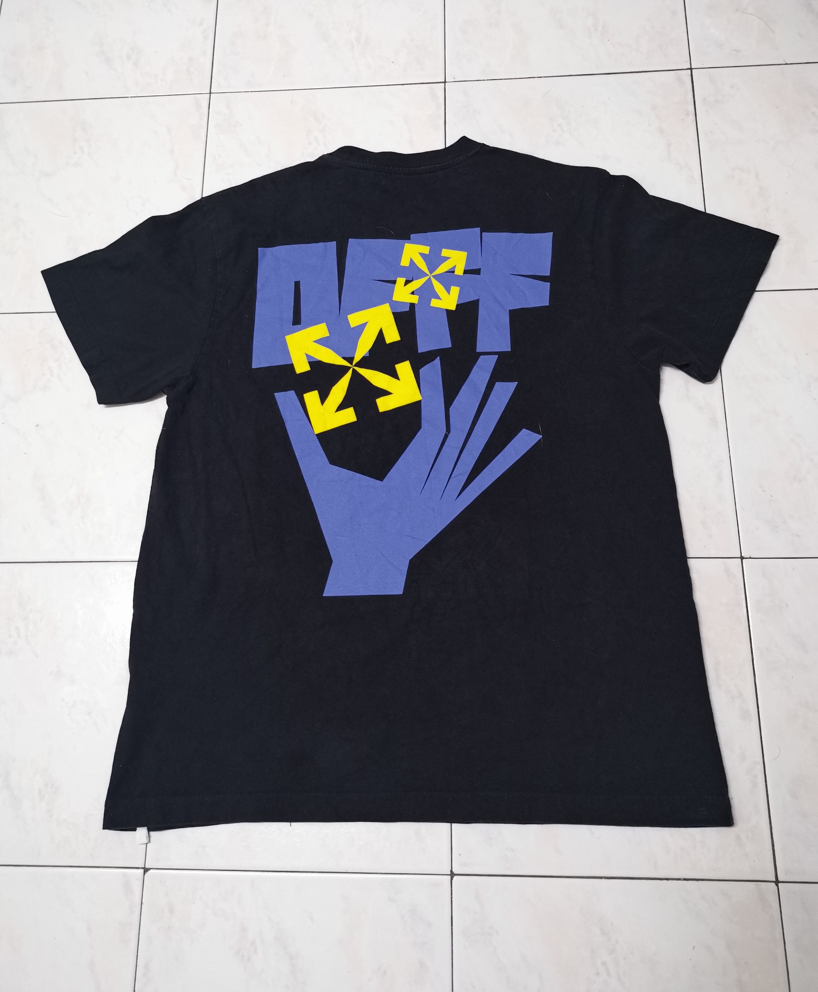 Off-White Off-White Arrow Graphic Black Purple Yellow Back Print Size US L / EU 52-54 / 3 - 1 Thumbnail