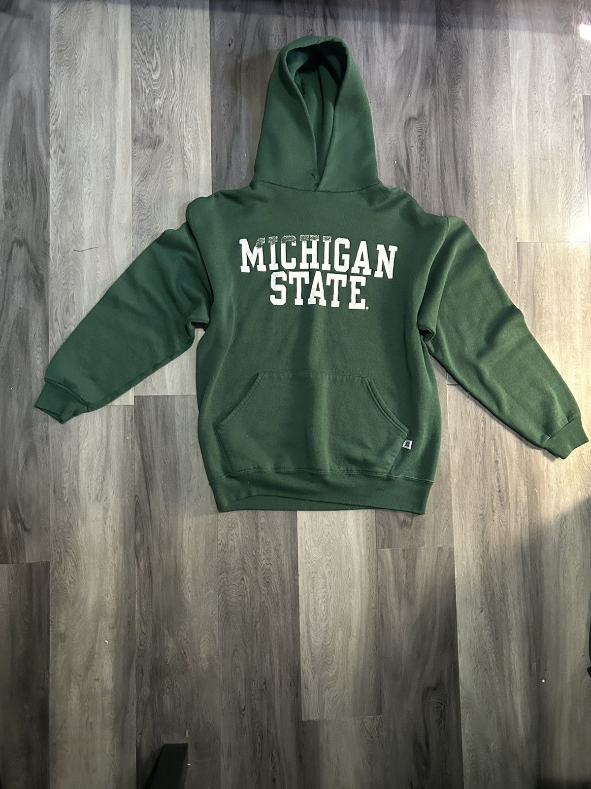 Russell Athletic × Vintage Vintage Michigan State Russel Athletics Hoodie Size US M / EU 48-50 / 2 - 1 Thumbnail