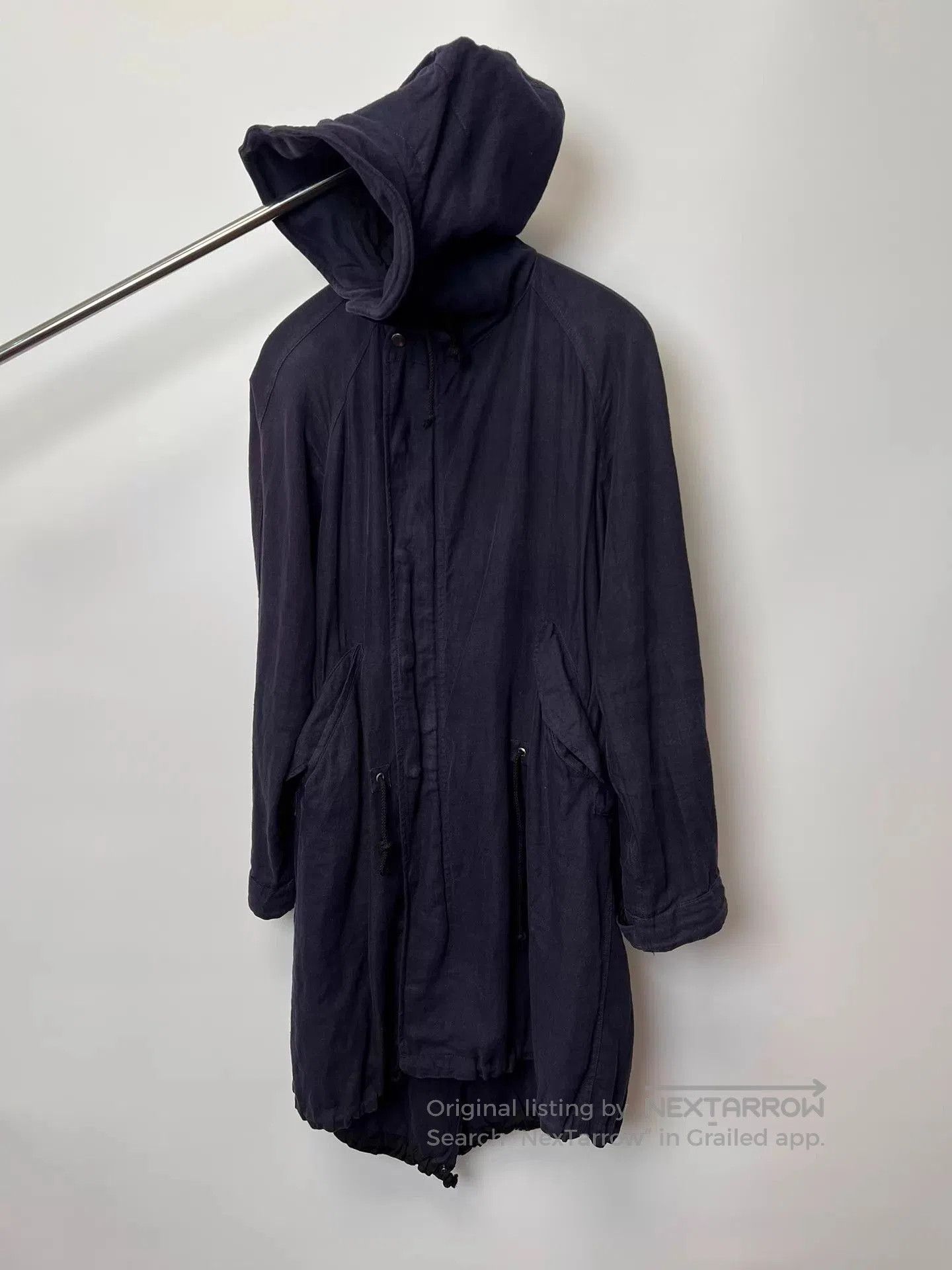 Yohji Yamamoto Hooded Long Parka Coat. Size US M / EU 48-50 / 2 - 1 Thumbnail