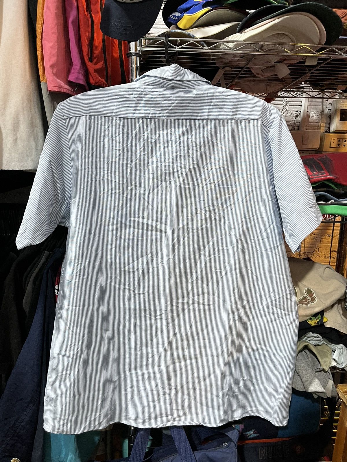 Dickies × Vintage Dickies Workwear 2 Pockets Striped Shirt 90s Size US L / EU 52-54 / 3 - 2 Thumbnail