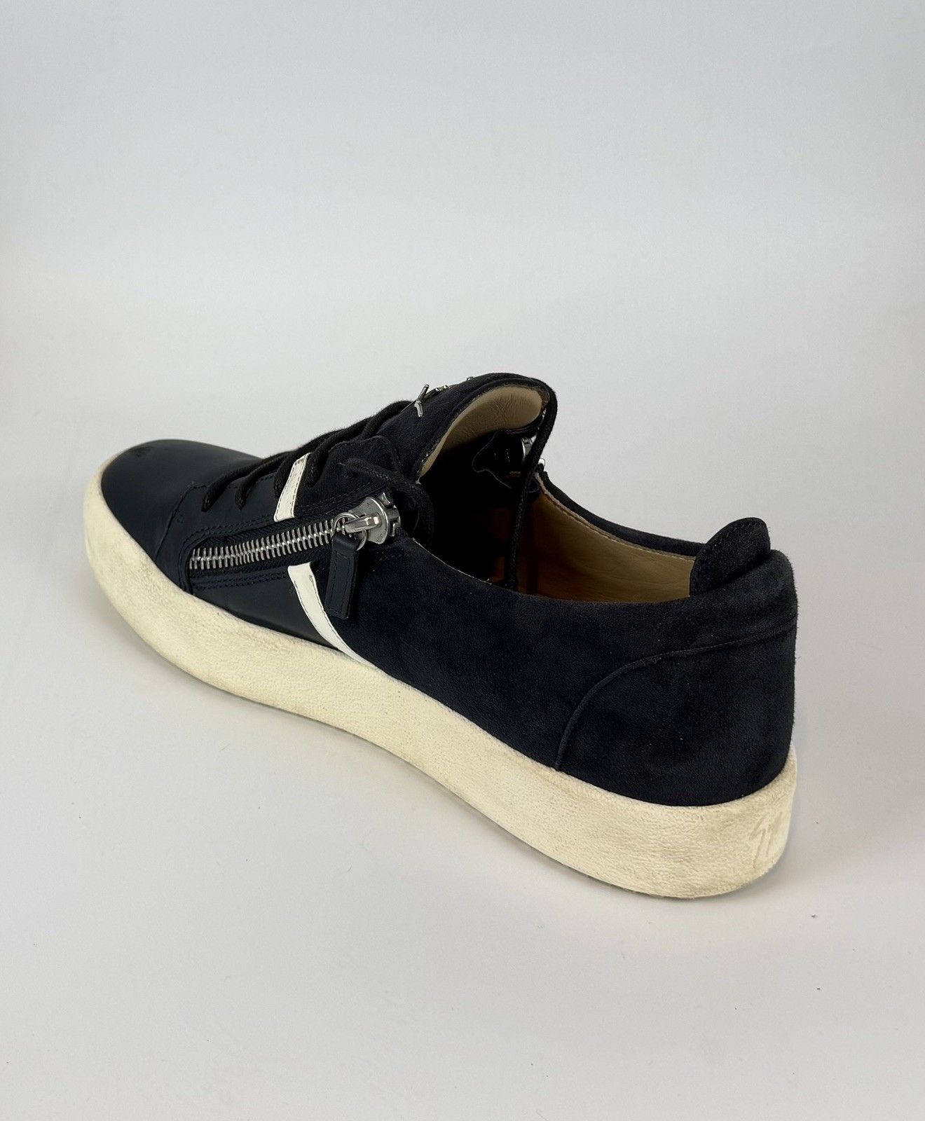 Giuseppe Zanotti Giuseppe Zanotti Men’s Low-Top Sneakers - blue Suede Size US 10 / EU 43 - 8 Thumbnail