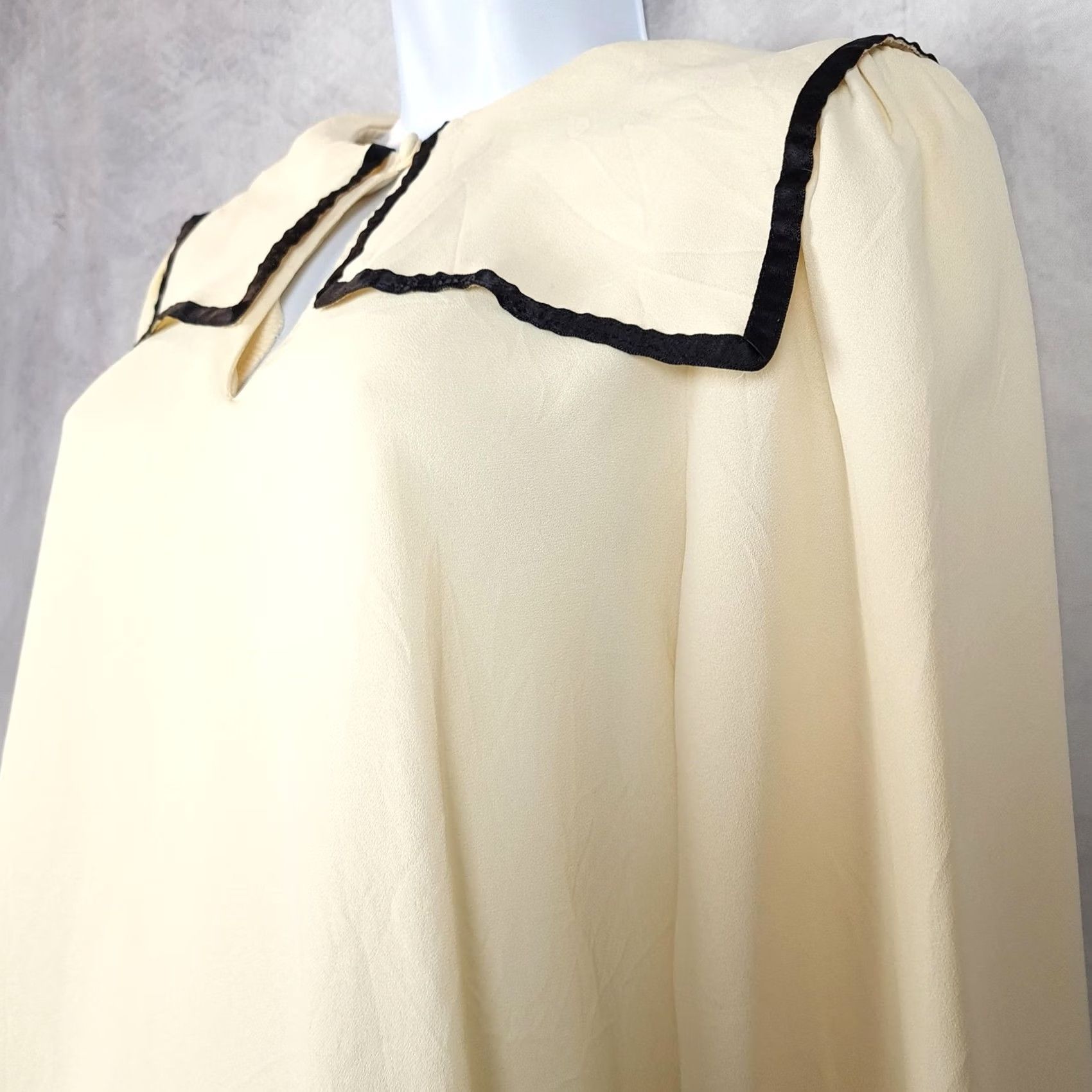 Vintage VINTAGE Jeanette Maternities White Tunic Blouse Maternity Large Size L / US 10 / IT 46 - 6 Thumbnail