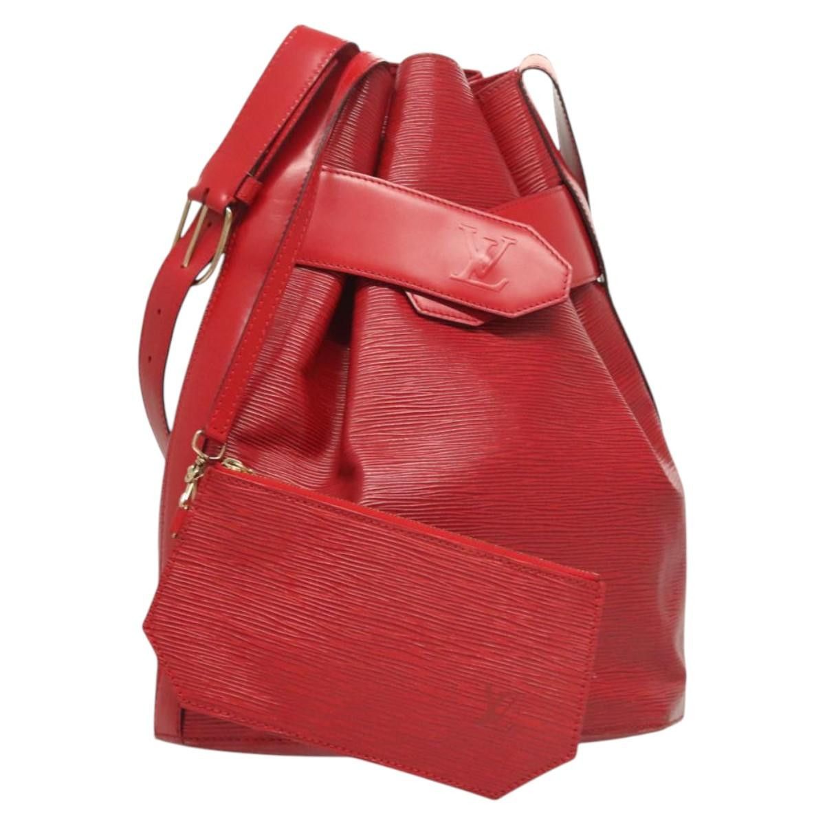 Louis Vuitton LOUIS VUITTON Epi Sac Depaule GM Shoulder Bag Red M80197 Size ONE SIZE - 1 Thumbnail