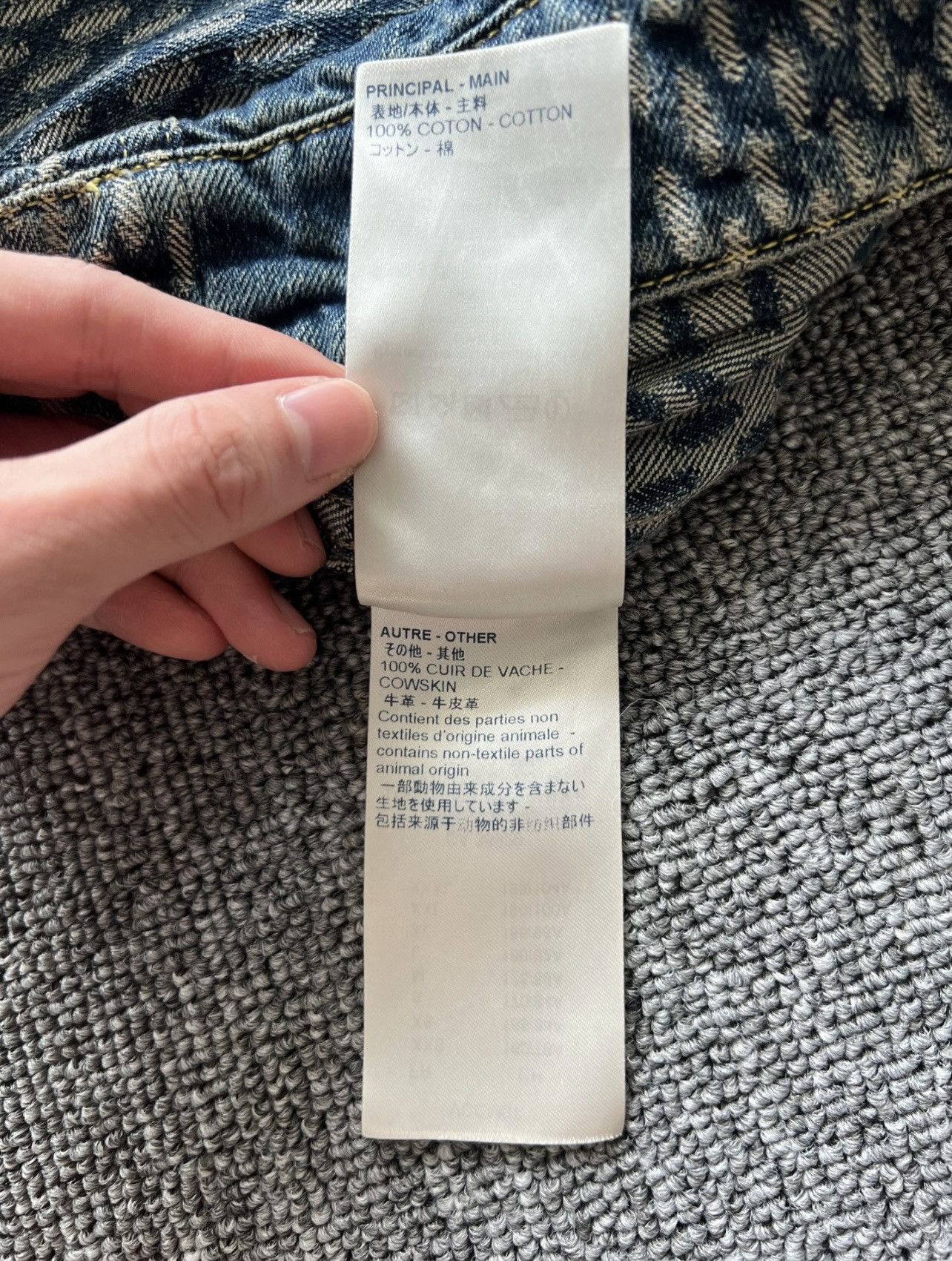 Louis Vuitton Louis Vuitton x Nigo Denim Jacket Sz. 44 Size US S / EU 44-46 / 1 - 8 Thumbnail