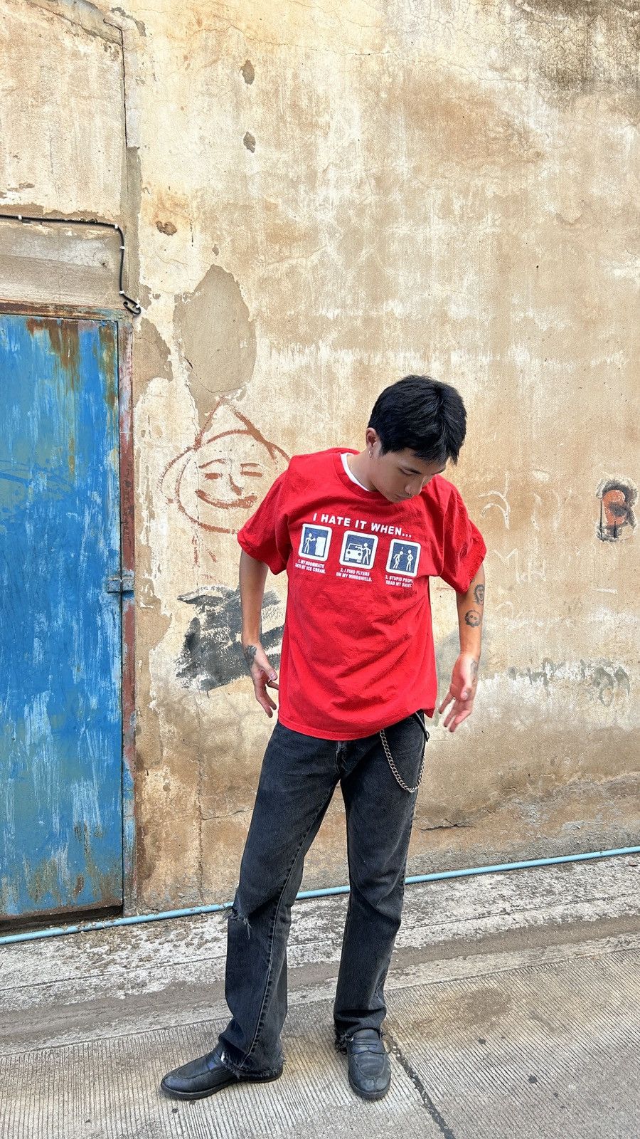 Vintage 1990s I Hate It When People Read My T-Shirt Size US XL / EU 56 / 4 - 5 Thumbnail