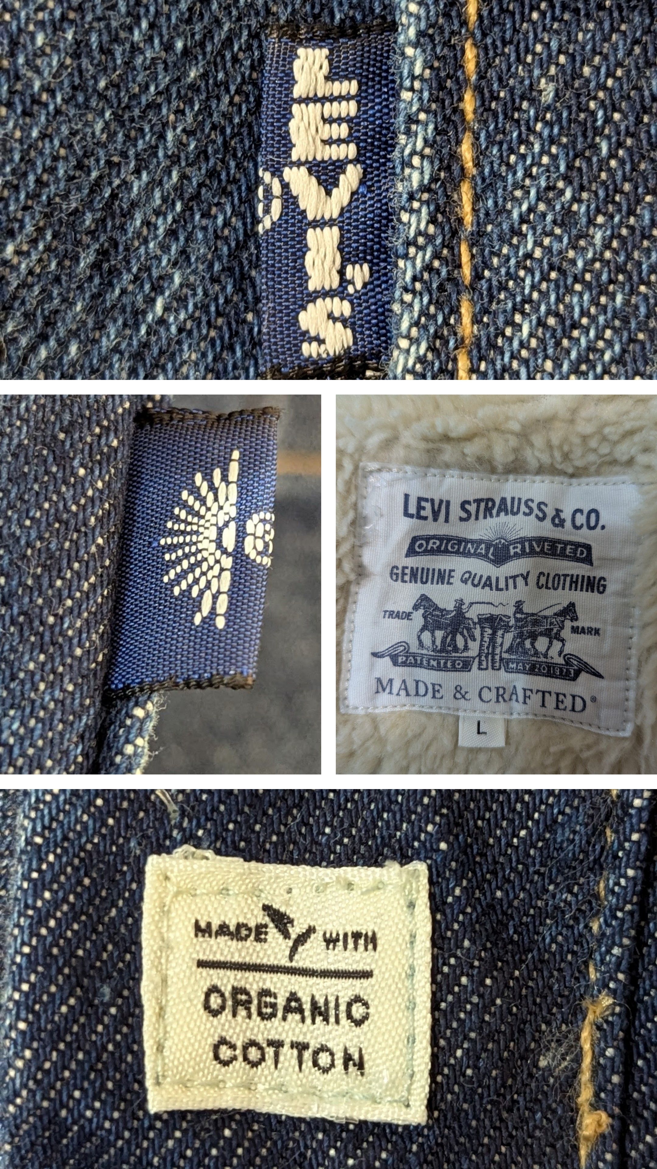 Levi's Made & Crafted LEVI'S MADE & CRAFTED Type II Sherpa Trucker Jacket Big E Size US L / EU 52-54 / 3 - 5 Thumbnail
