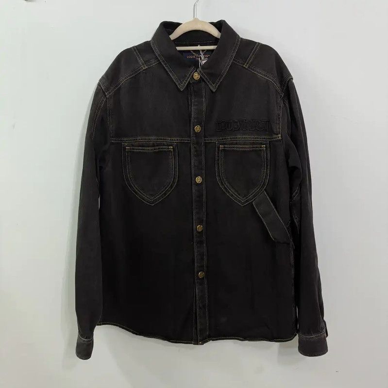 Louis Vuitton Louis Vuitton Black Men's Jacket 0089 Size US M / EU 48-50 / 2 - 1 Thumbnail