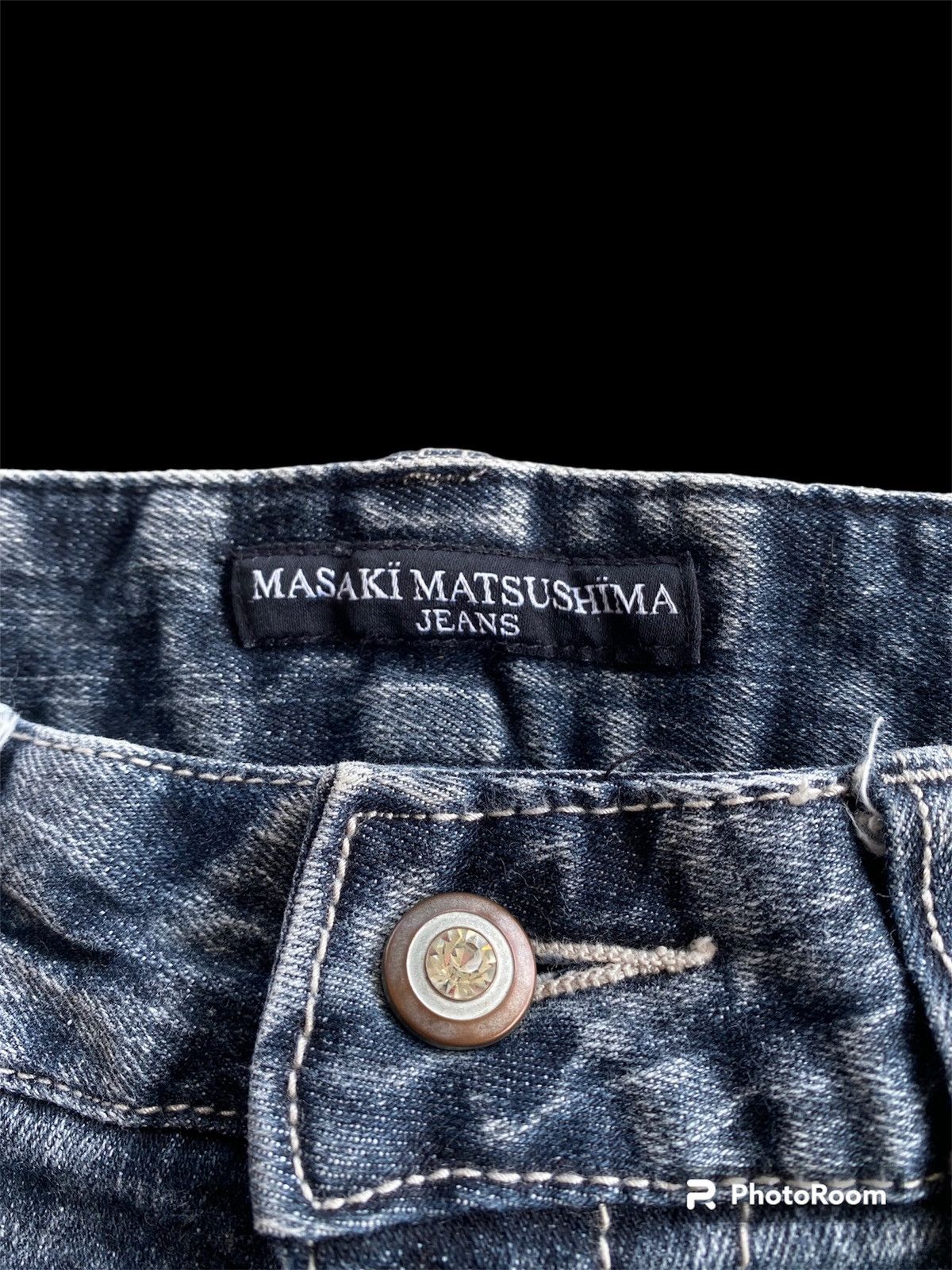 Hysteric Glamour × If Six Was Nine × Masaki Matsushima Flare Jeans Japan Masaki Stretch Faded Black Size US 29 - 8 Thumbnail
