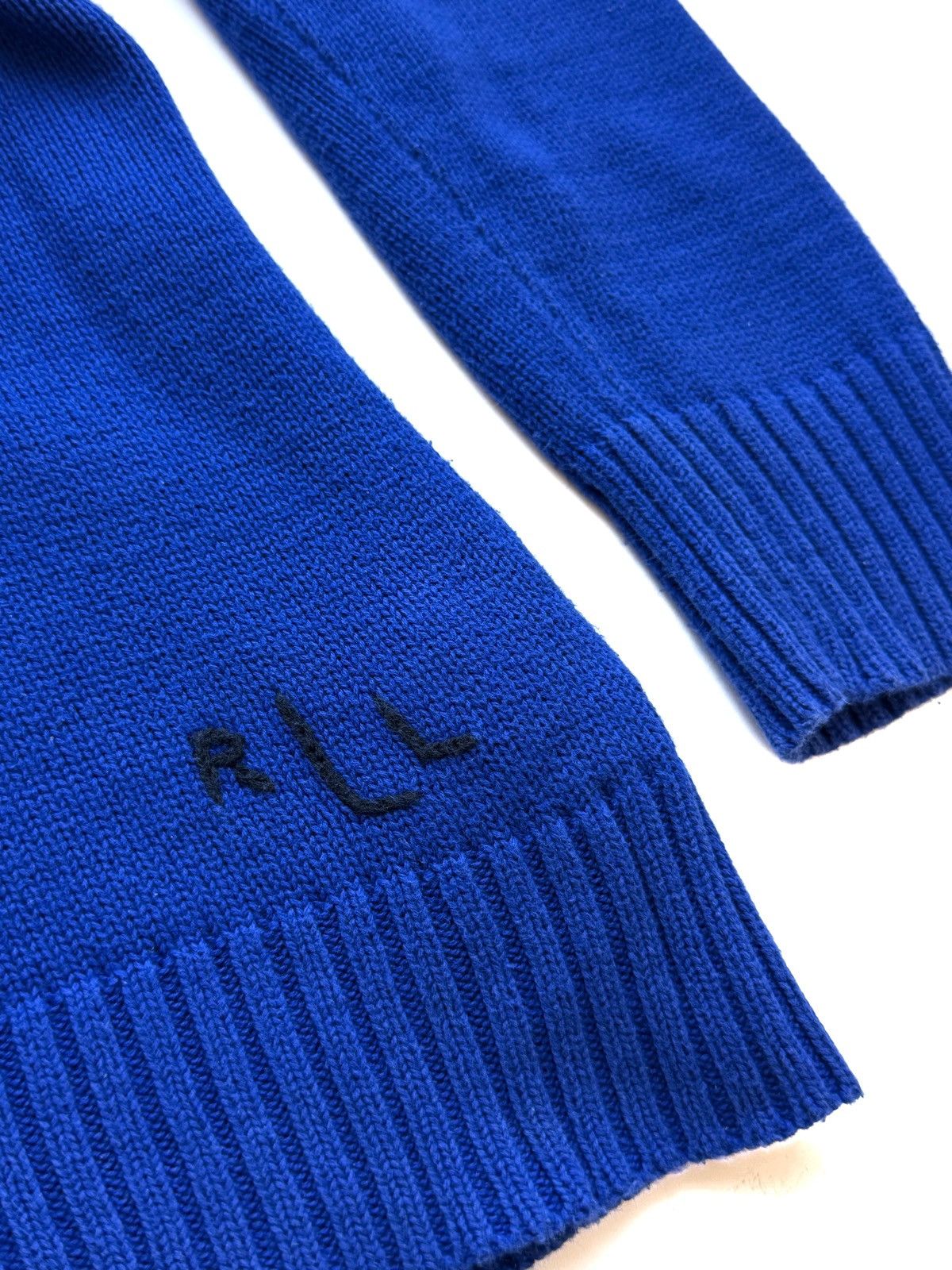 Ralph Lauren Ralph Lauren Women Vintage USA Big Logo Blue Sweater Size M Size M / US 6-8 / IT 42-44 - 8 Thumbnail