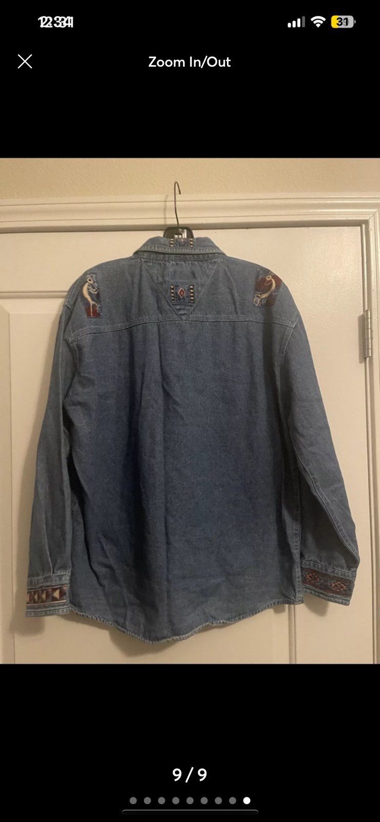 Dickies × Vintage Vintage Women’s M Dickies Embroidered Denim Jean Jacket Size M / US 6-8 / IT 42-44 - 9 Thumbnail