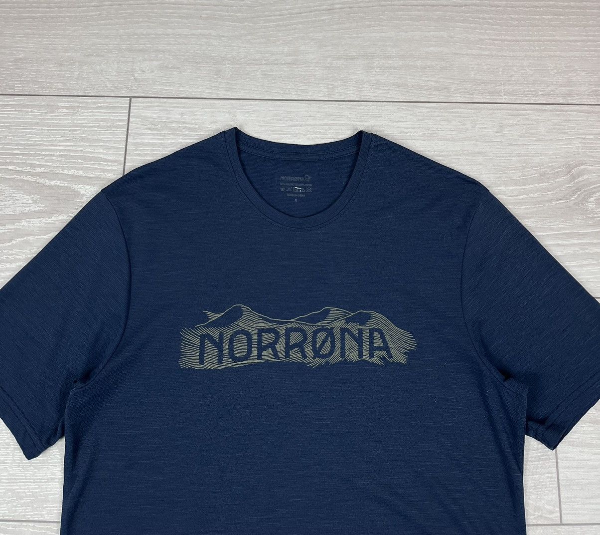 Norrona Norrona Svalbard Wool Logo Outdoor T Shirt Size US S / EU 44-46 / 1 - 5 Thumbnail