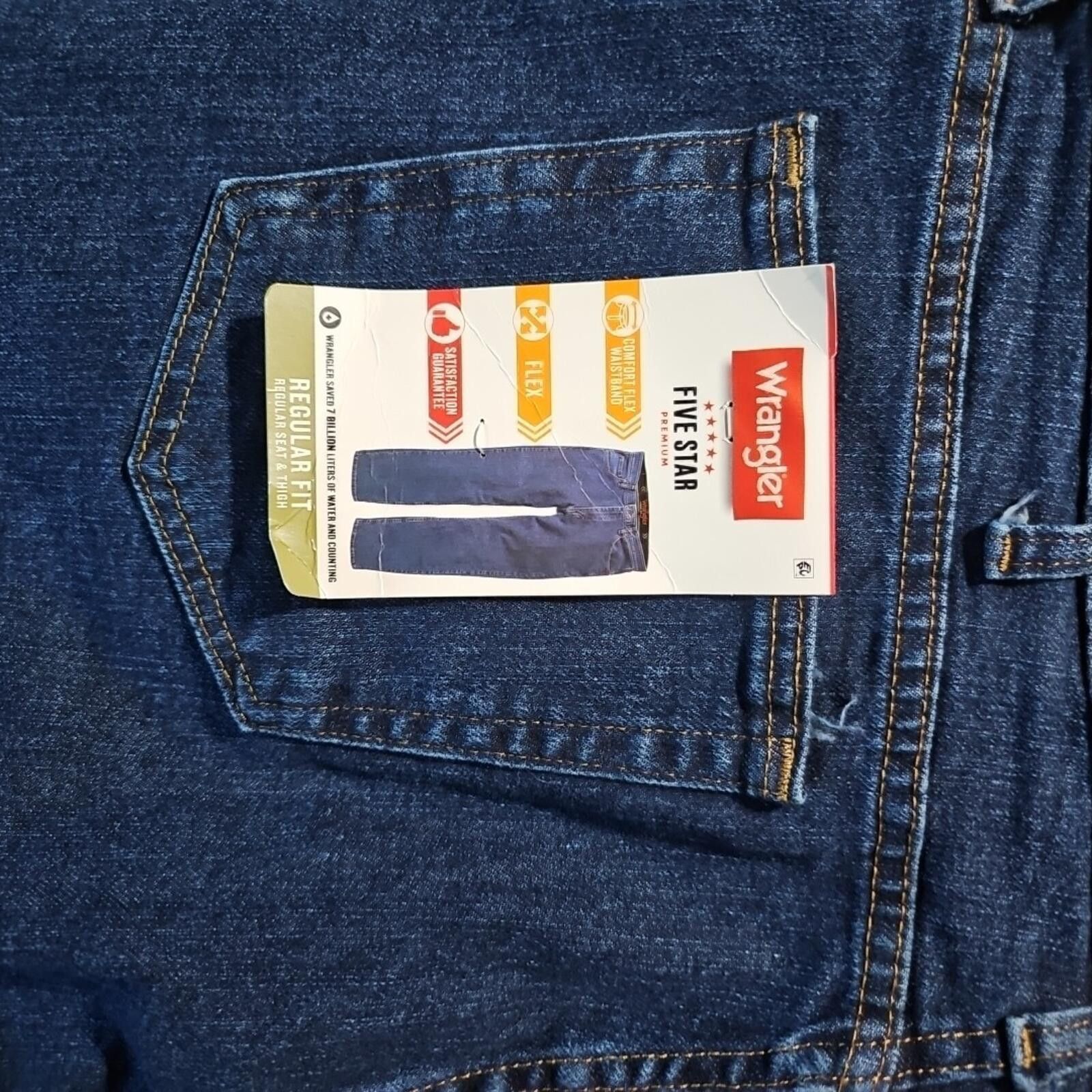 Wrangler NWT Wrangler Performamce Series 42x29 Regular Fit Jeans Size US 42 / EU 58 - 7 Thumbnail