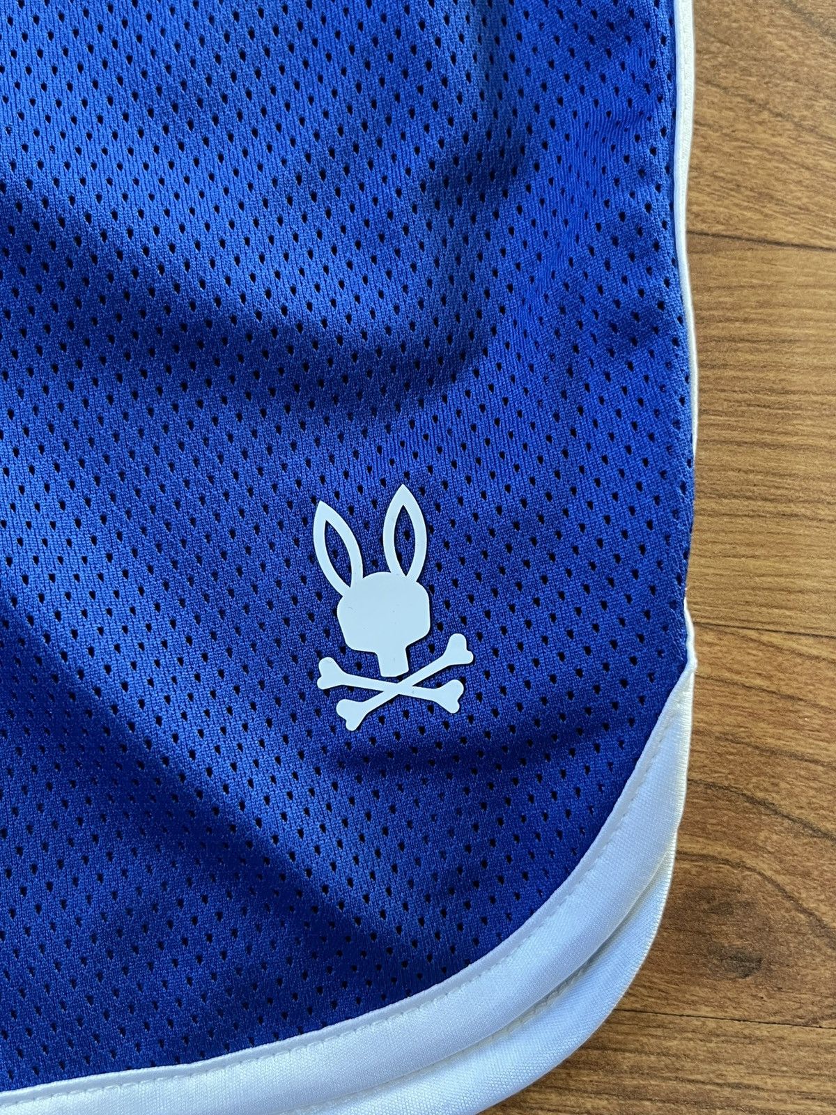 Psycho Bunny Mens Psycho Bunny Nico Mesh Shorts Size:Small Color: Blue Size US 31 - 4 Thumbnail