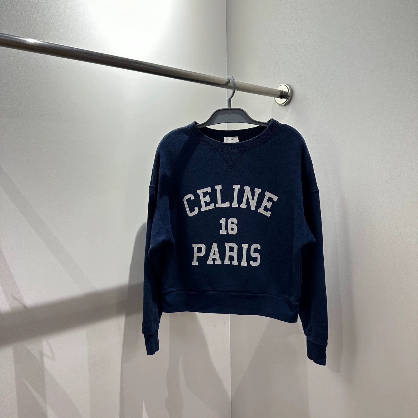 Celine Celine Logo Lettering Longsleeve Cotton Sweatshirt XS Size XS / US 0-2 / IT 36-38 - 1 Thumbnail