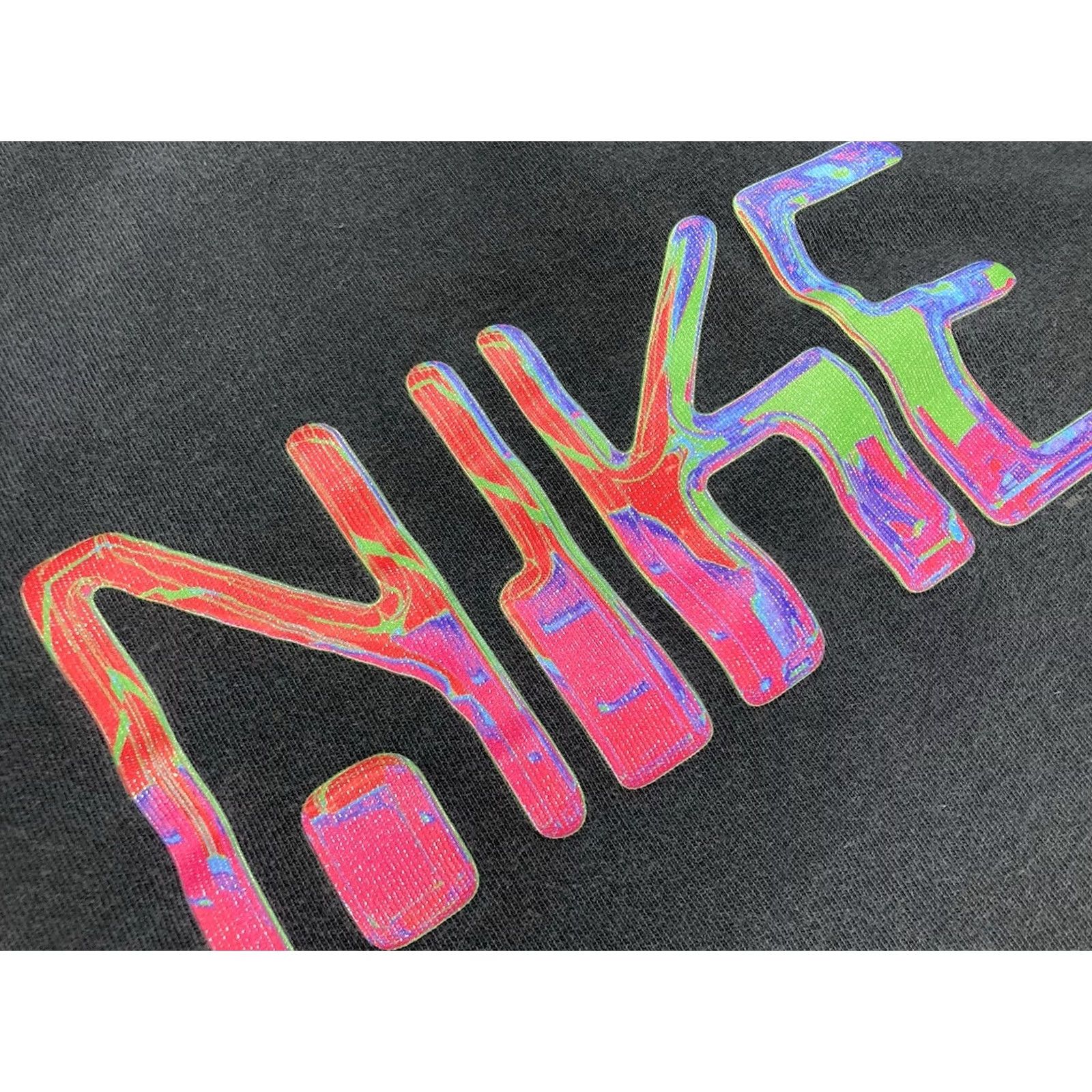 Nike VINTAGE Nike Heavy Metal Graphic T-shirt Men Medium Black Short Sleeve DX5828 010 Size US M / EU 48-50 / 2 - 2 Thumbnail