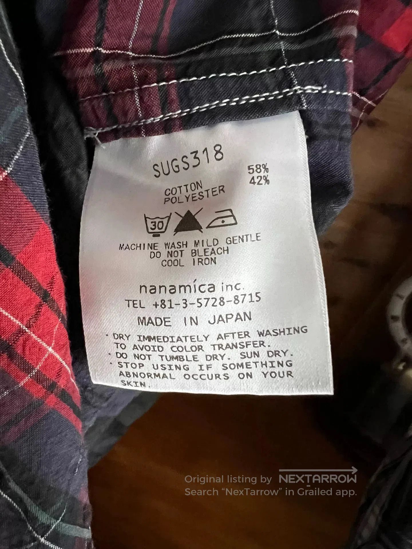 Nanamica Nanamica Checkered Patchwork Shirt Jacket. Size US S / EU 44-46 / 1 - 5 Thumbnail