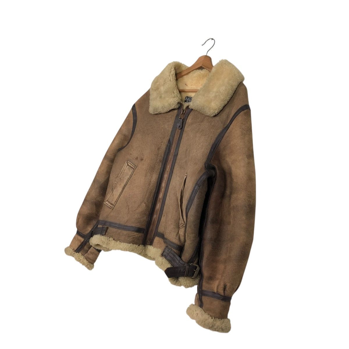Avirex 🔥VINTAGE GENUINE LEATHER JACKET B3 AVIREX USA AERO LEATHER Size US M / EU 48-50 / 2 - 4 Thumbnail