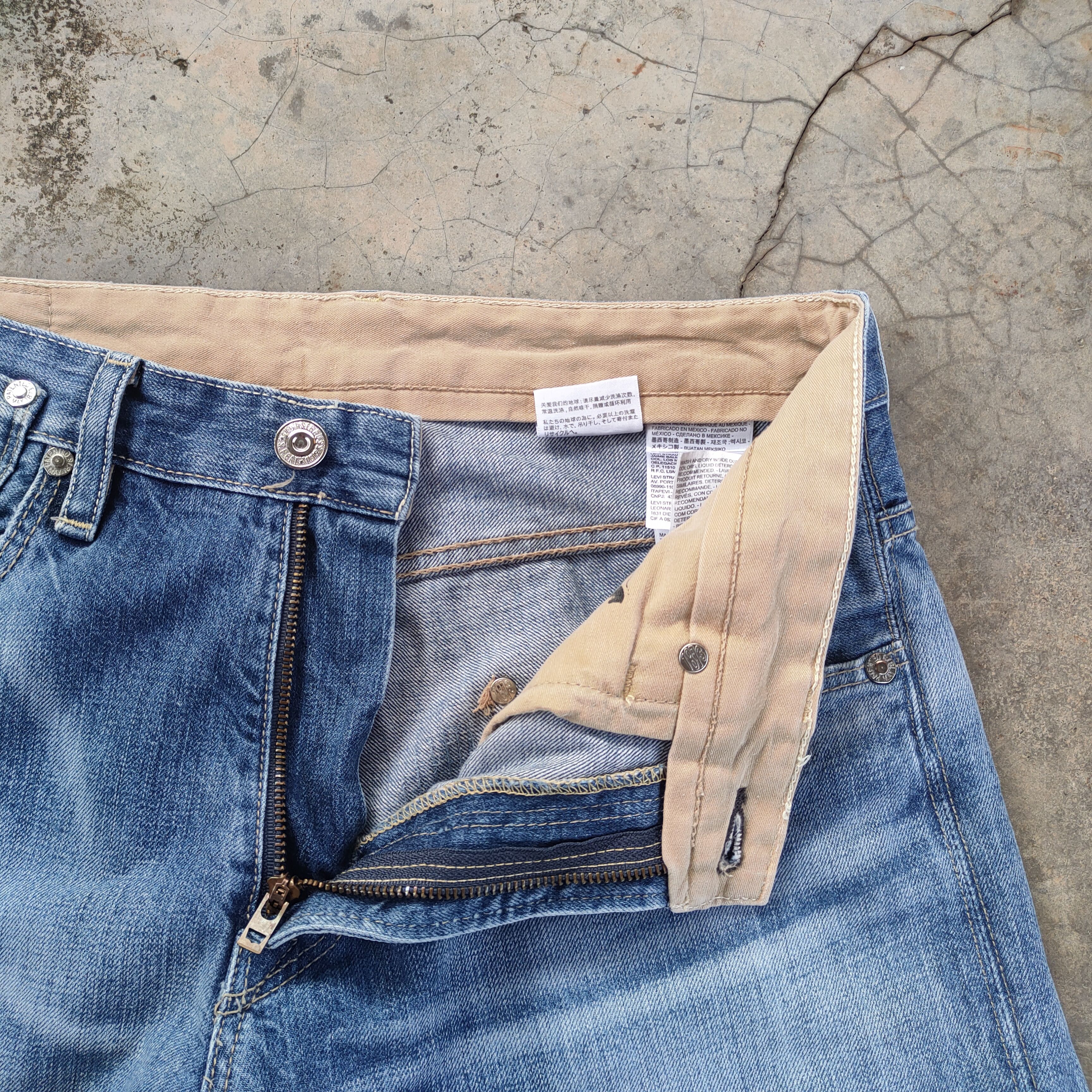 Levi's W32 LEVI'S 504 DISTRESSED FADED JEANS PANTS Size US 32 / EU 48 - 7 Thumbnail