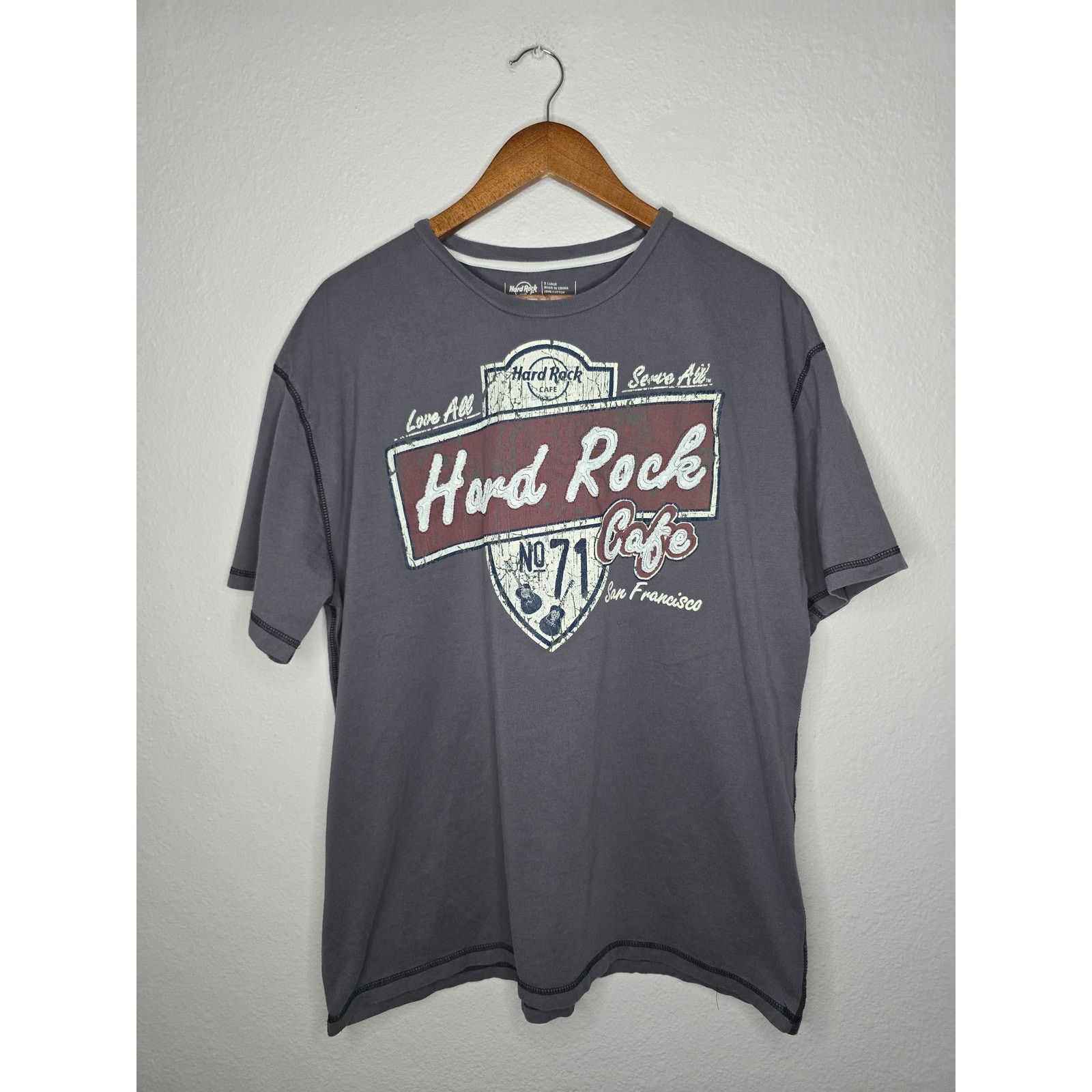 Hard Rock Cafe Hard Rock Cafe Shirt Mens XL Gray San Fancisco Tee Size US XL / EU 56 / 4 - 1 Thumbnail