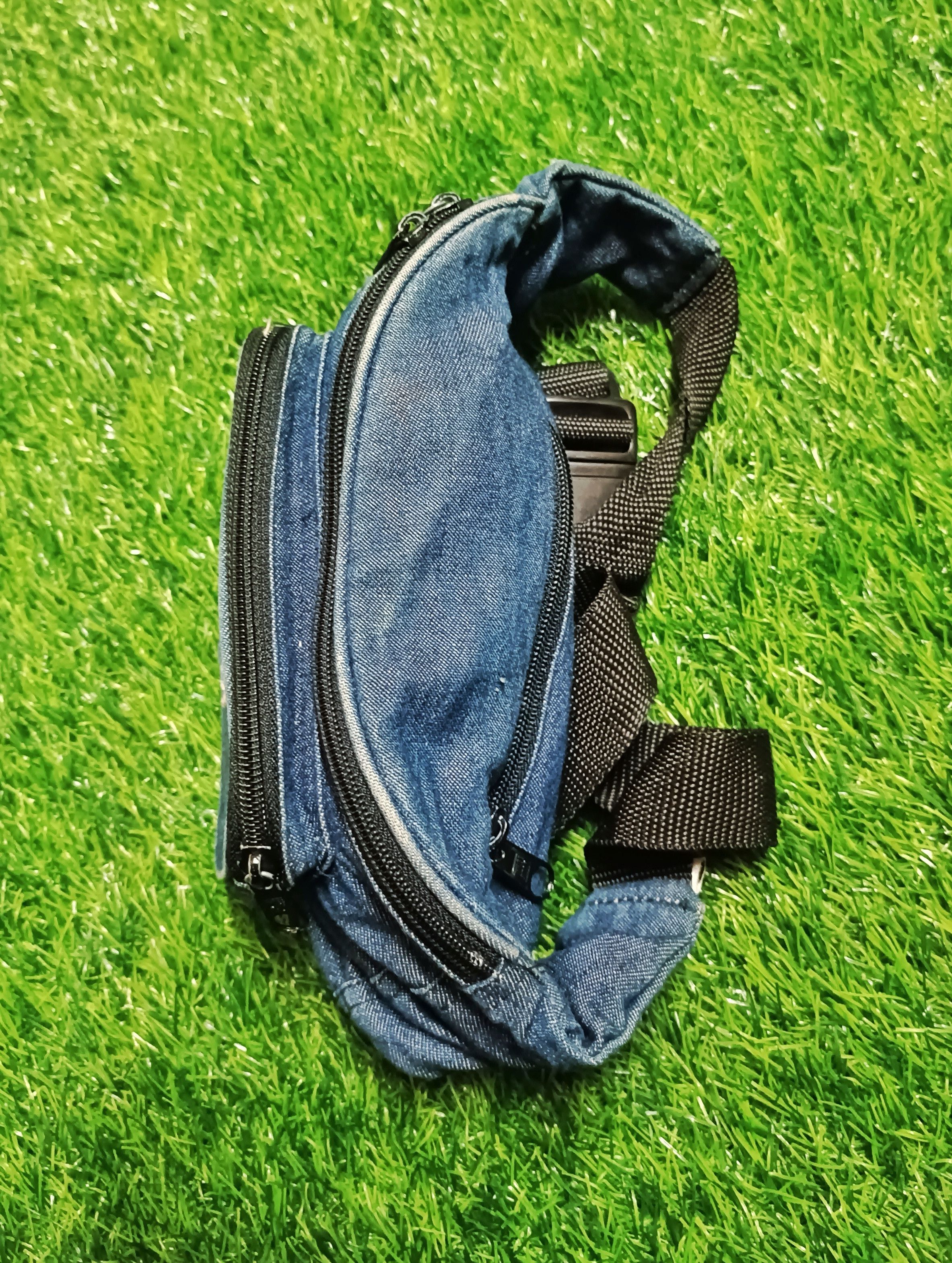 Marlboro Classics × Vintage MARLBORO VINTAGE 90'S THREE STAR DENIM WAISTBAG POUCHBAG Size ONE SIZE - 7 Thumbnail