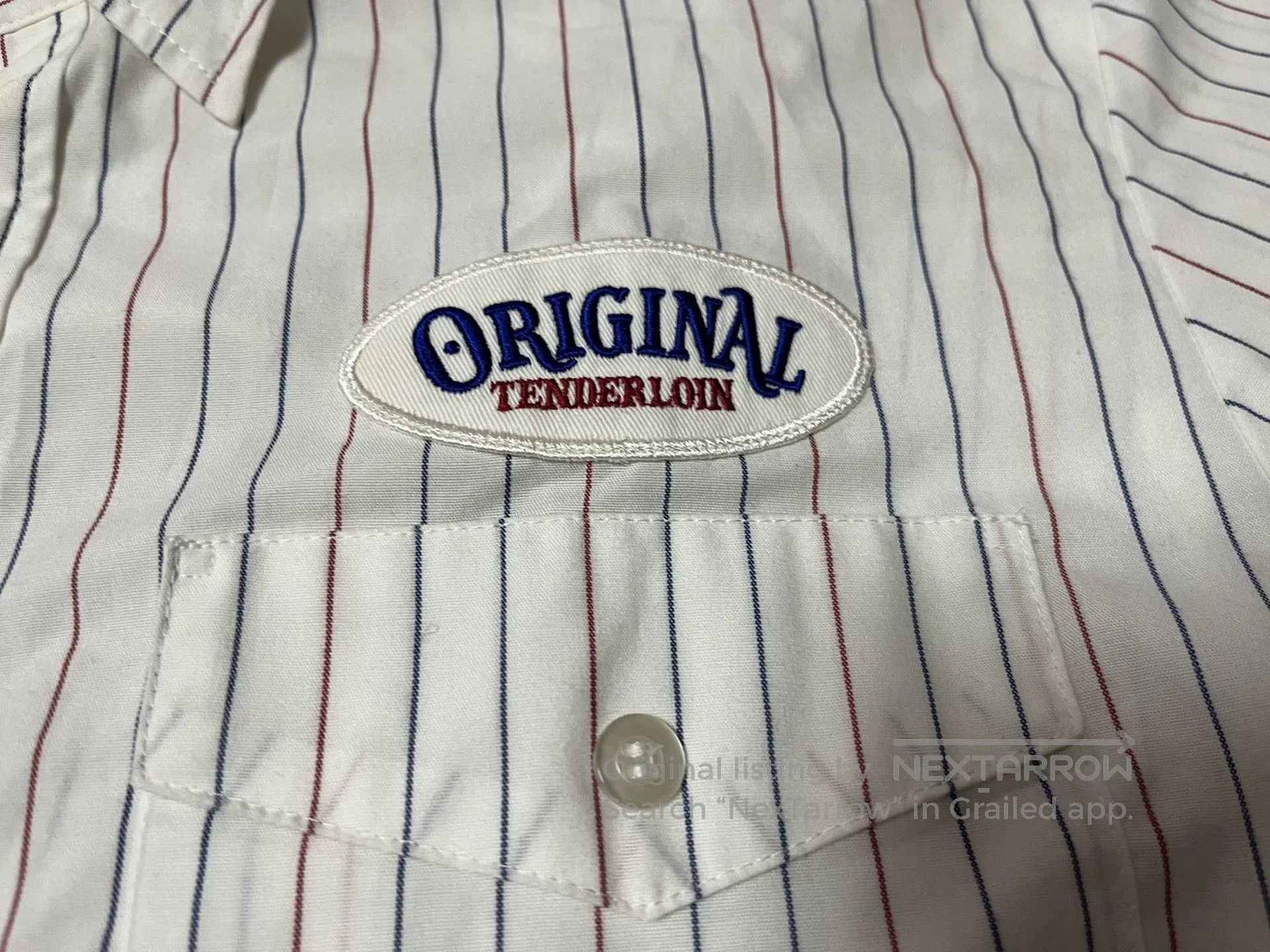 Tenderloin Classic Short Sleeve Striped Shirt. Size US M / EU 48-50 / 2 - 3 Thumbnail