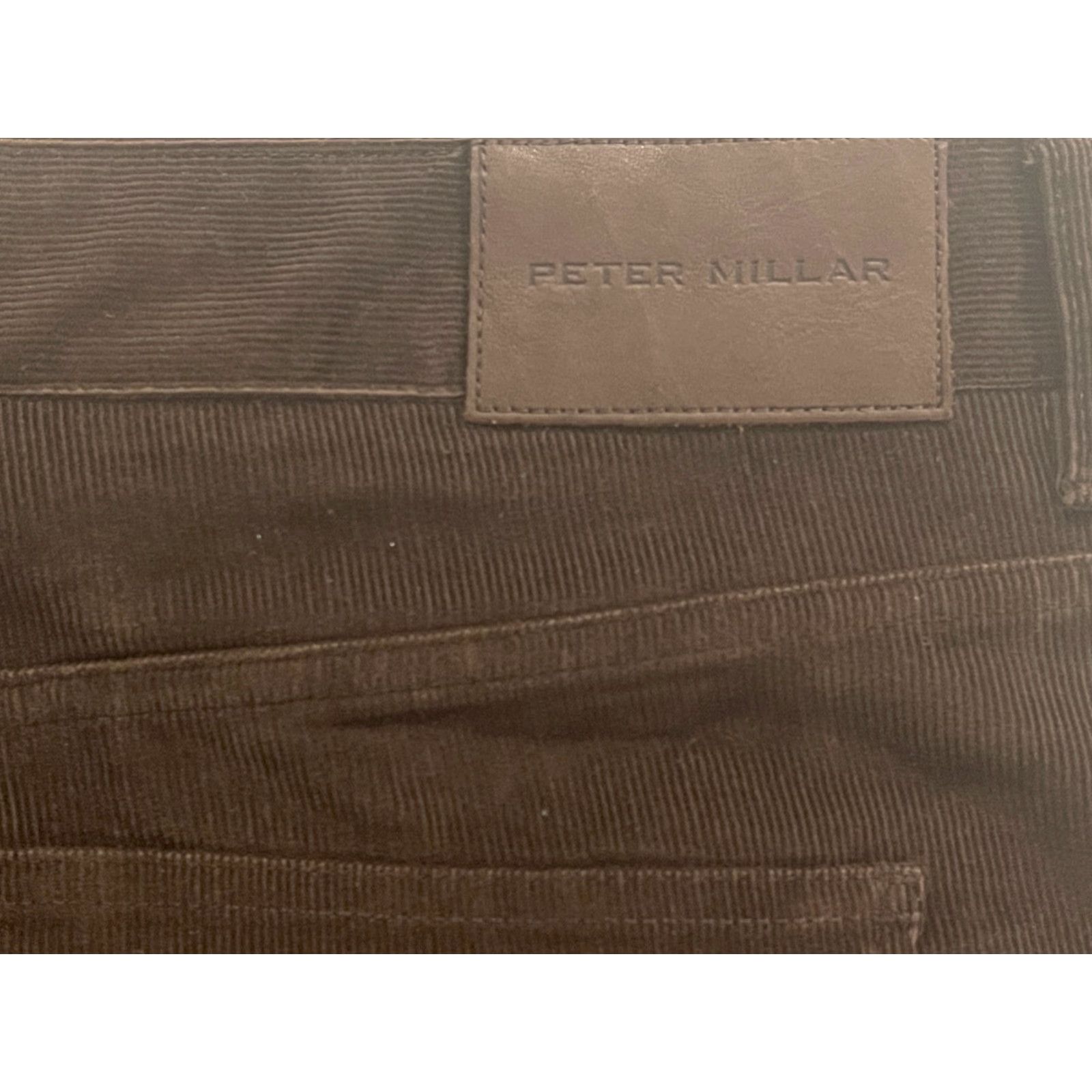 Peter Millar Peter Millar Pants Khaki Chinos Mens Regular 40 x 30.5 Brown Corduroy Classic Fit Flat Front Zip Inseam 30.5 Mens Size US 40 / EU 56 - 4 Thumbnail