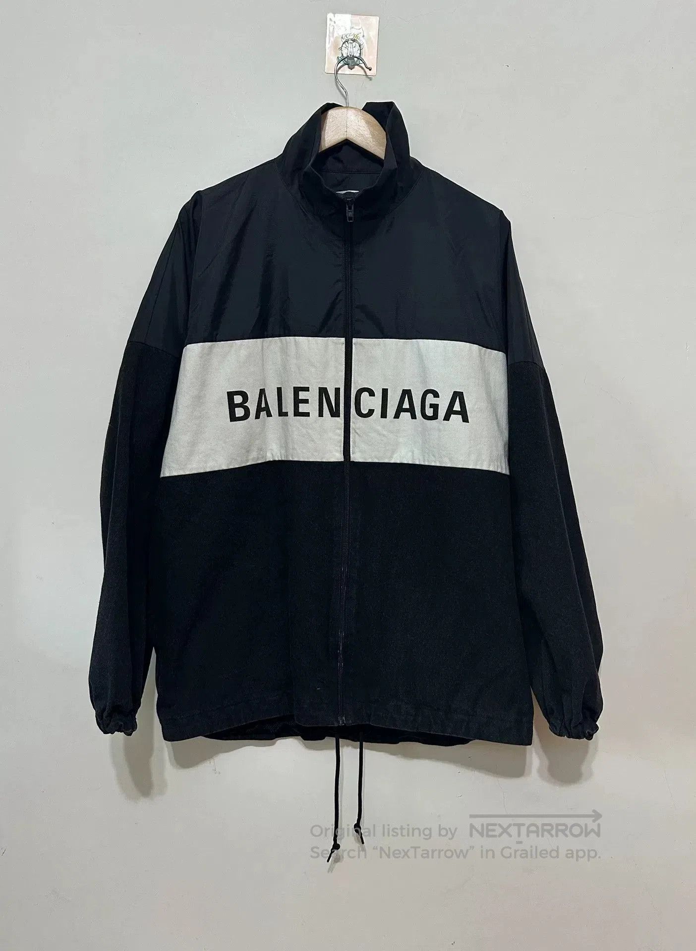 Balenciaga Balenciaga Denim Patchwork Windbreaker. Size XXS / US 00 / IT 34 - 1 Thumbnail
