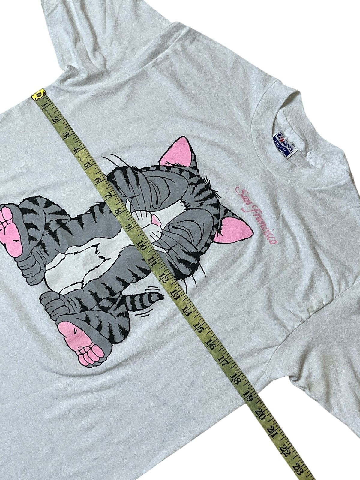 Vintage NICE🔥VINTAGE 80s CAT SAN FRANCISCO 50/50 TEE SHIRT Size US M / EU 48-50 / 2 - 8 Thumbnail