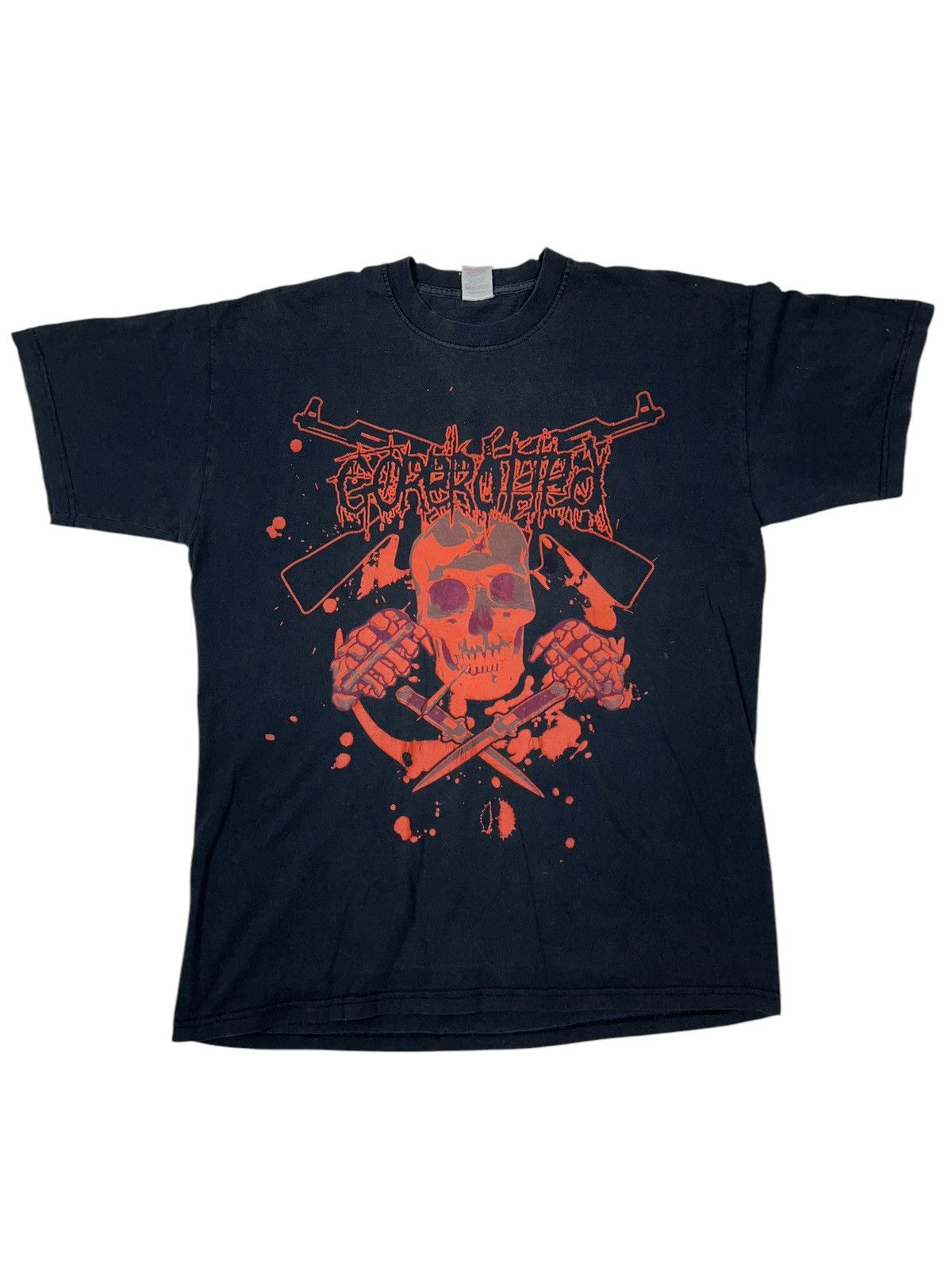 Band Tees × Vintage Vintage 00s Gorerotted Death Grindcore Band T-shirt Size US M / EU 48-50 / 2 - 1 Thumbnail