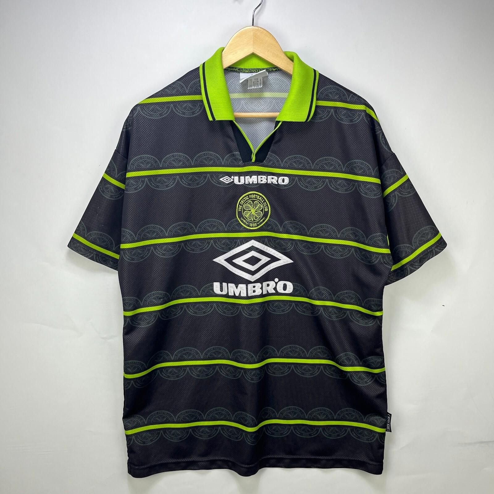 Umbro Vintage Umbro Celtic Football Away Shirt 1998 1999 Mens L Size ONE SIZE - 1 Thumbnail