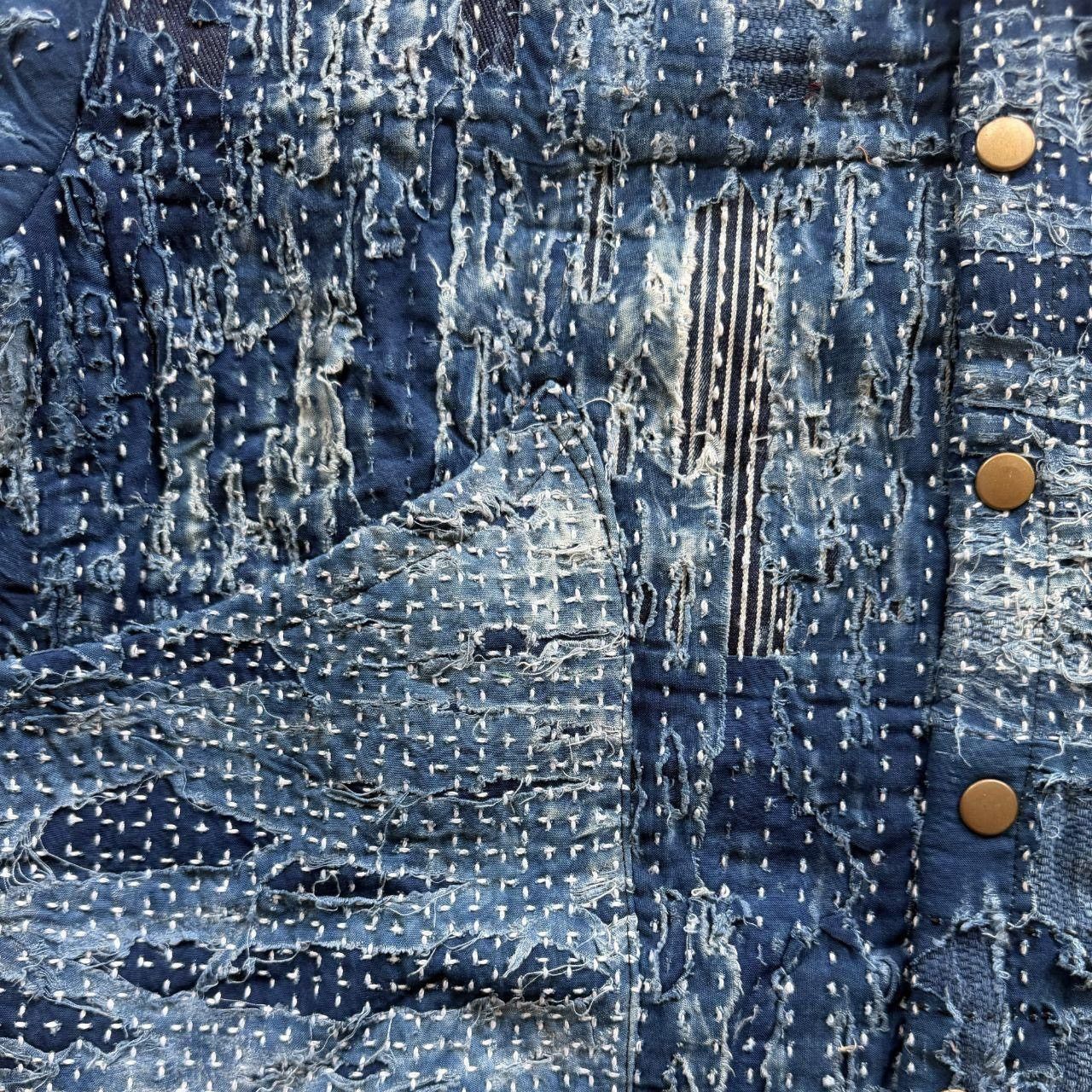 Kapital Japanese Boro Denim Work Chore Jacket Size US M / EU 48-50 / 2 - 3 Thumbnail
