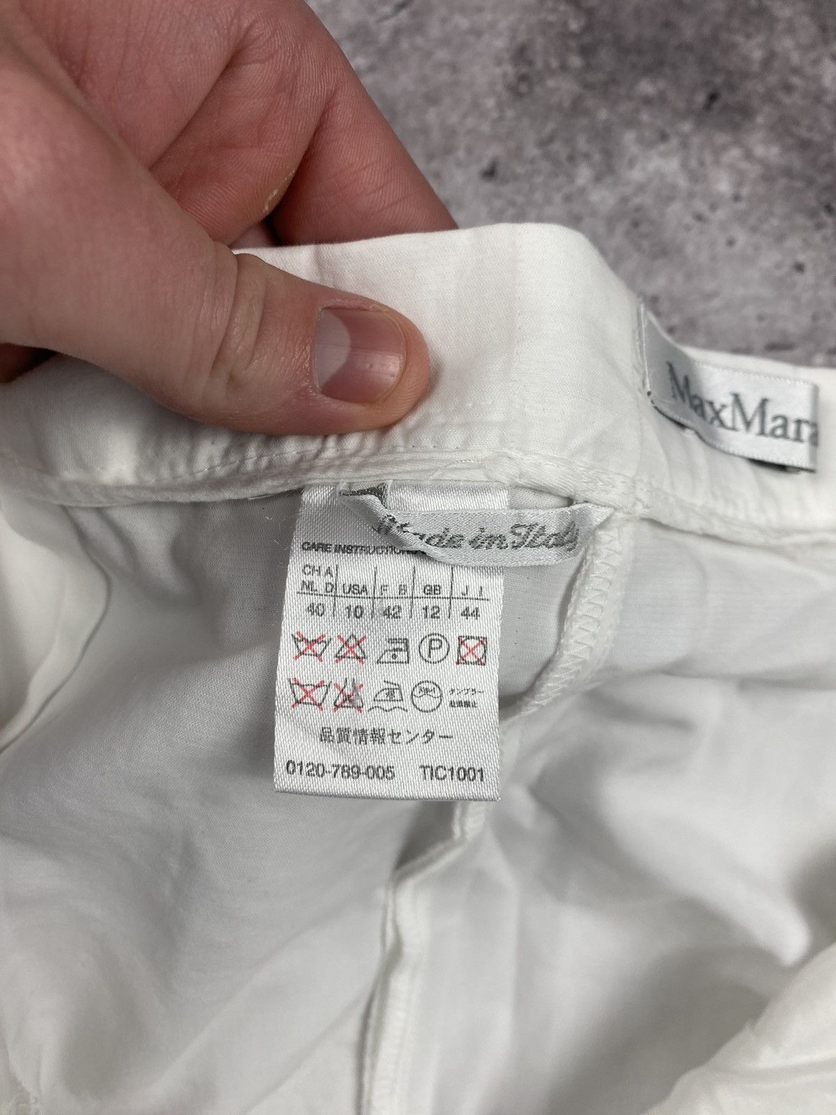 Max Mara × Vintage Vintage MaxMara Lilac Relaxed Fit Wide Leg Pants Size 32" / US 10 / IT 46 - 6 Thumbnail