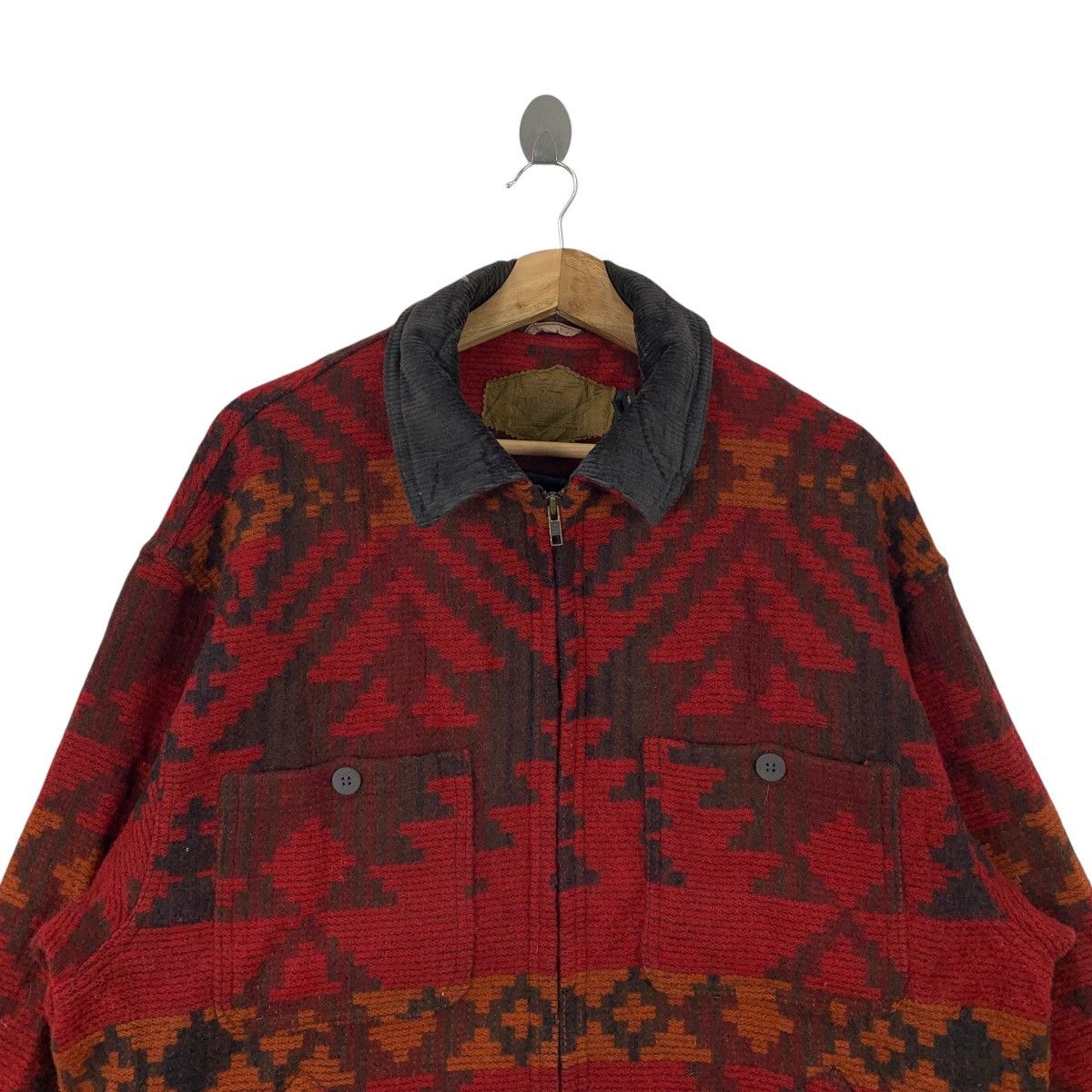 Vintage × Woolrich Woolen Mills Vintage WOOLRICH Made In Usa Native Navajo Design Jacket Size US M / EU 48-50 / 2 - 4 Thumbnail