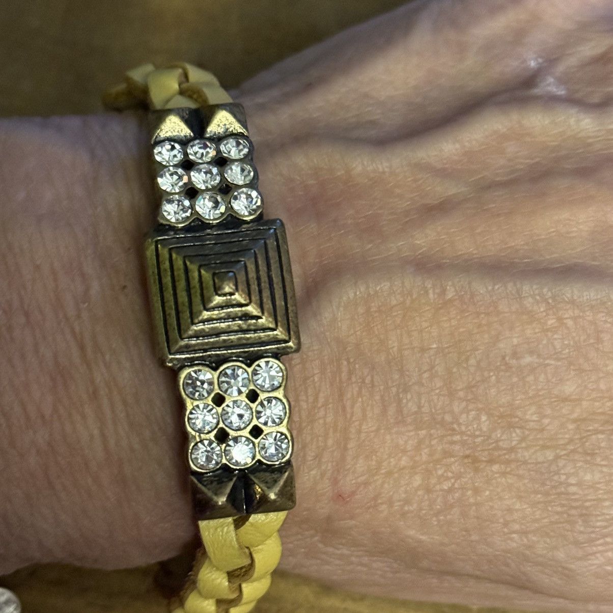 Other Lia Sophia Confidant Braided Leather Bracelet Size ONE SIZE - 3 Thumbnail