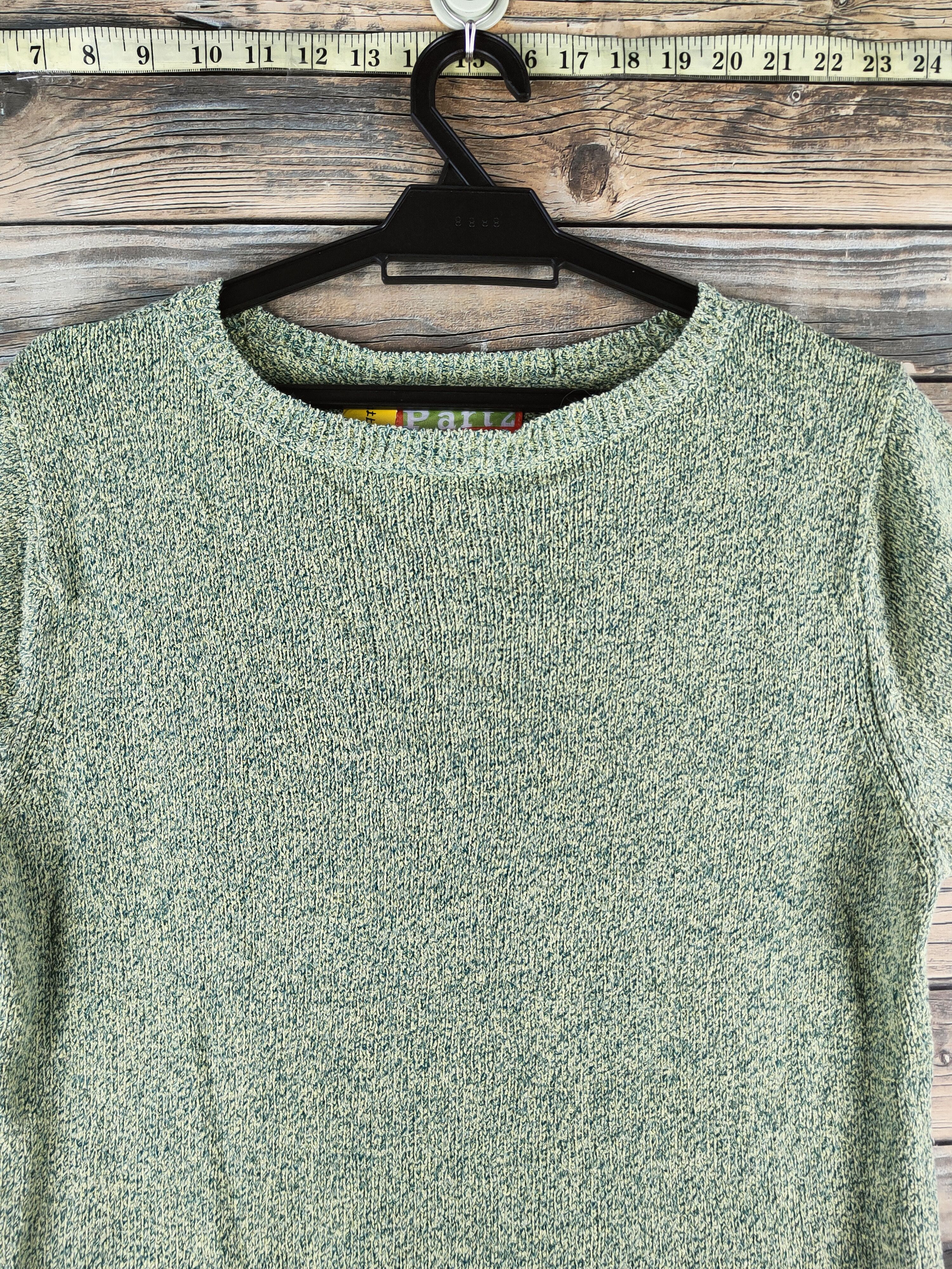 Junko Shimada DL Junko Shimada Green Knitwear japan vintage Tee #46-977 Size US S / EU 44-46 / 1 - 2 Thumbnail