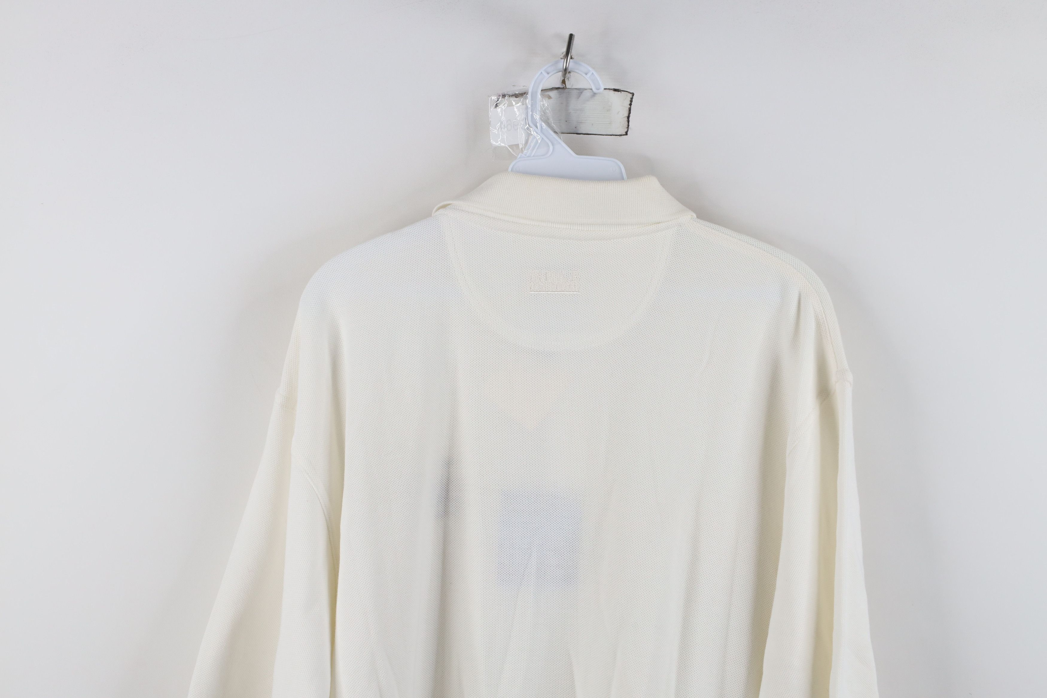 Vintage Deadstock Vintage 90s Storm Hockey Golf Polo Shirt White Size US L / EU 52-54 / 3 - 12 Thumbnail