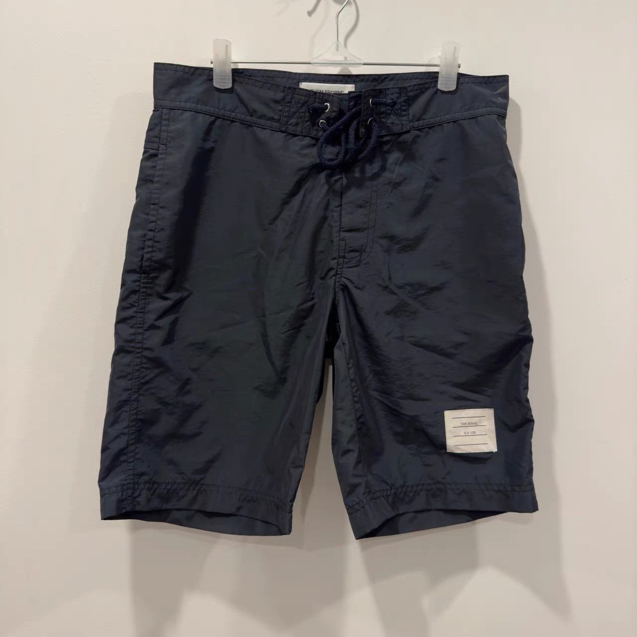 Thom Browne Thom Browne Black Nylon Shorts K28 Size US 29 - 1 Thumbnail